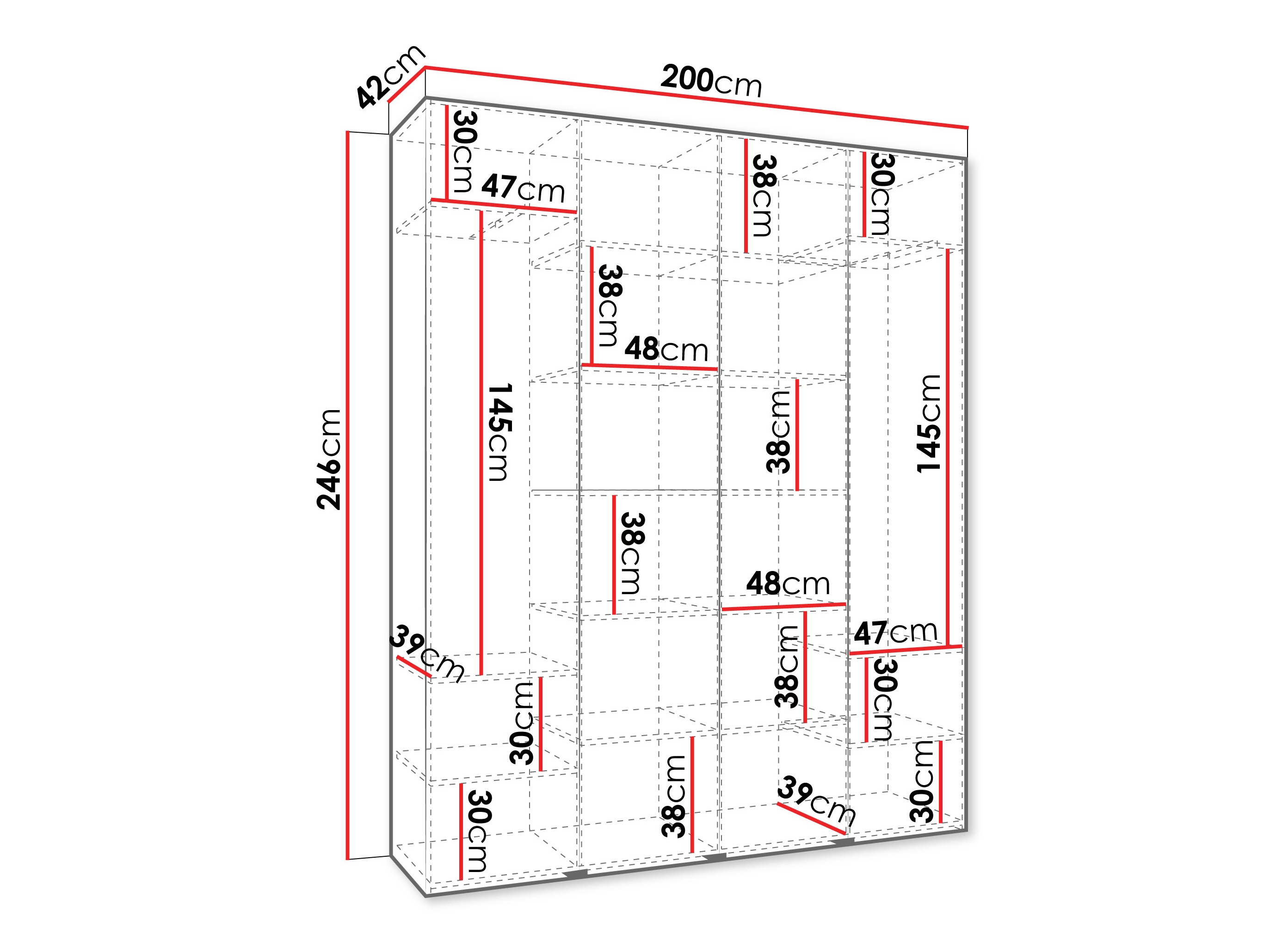 Шкаф Hartford 564 (Кашемир)