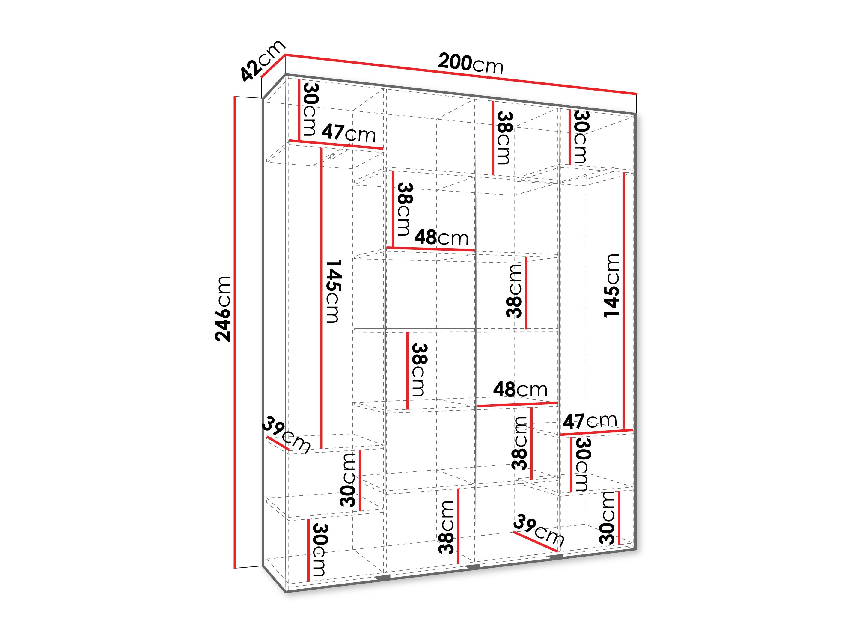 Шкаф Hartford 564 (Кашемир)