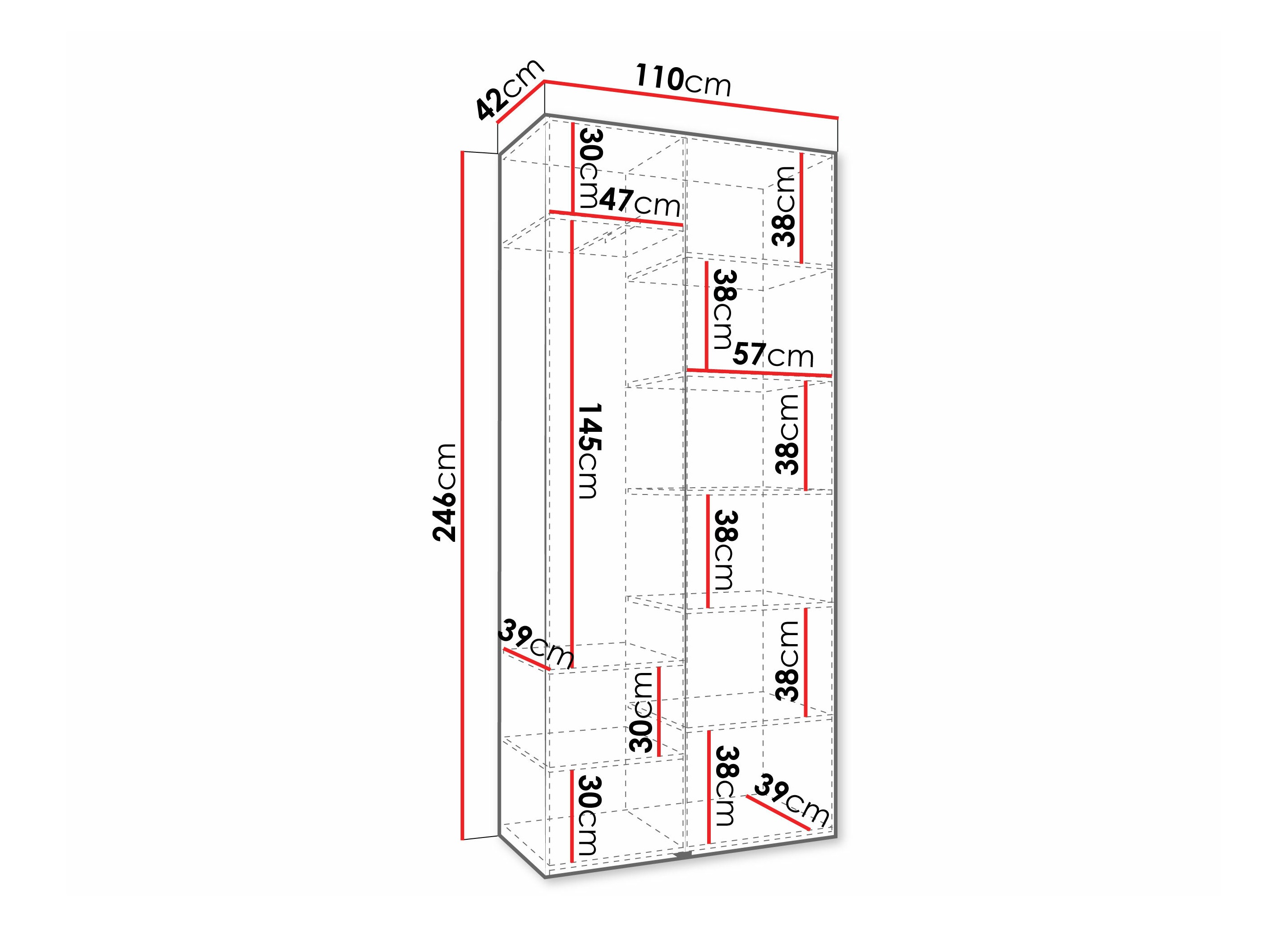 Шкаф Hartford 569 (Белый)