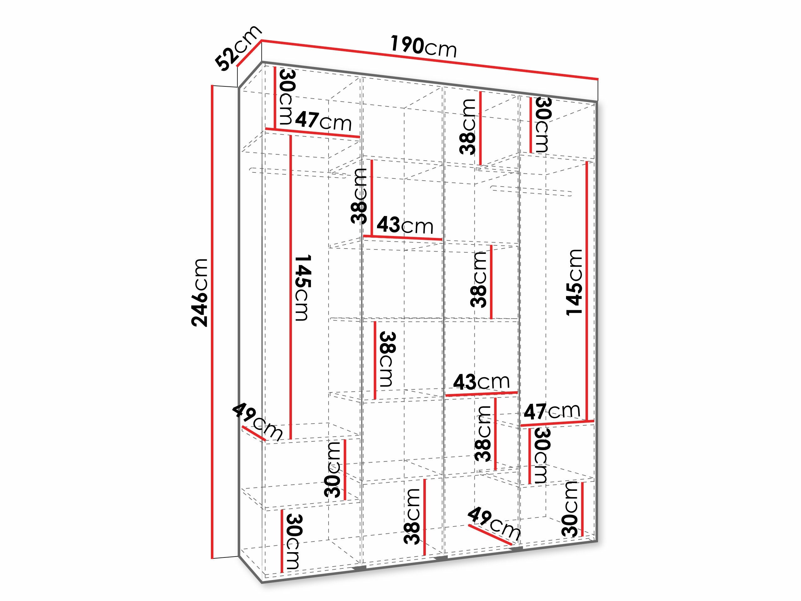 Шкаф Hartford 570 (Белый)