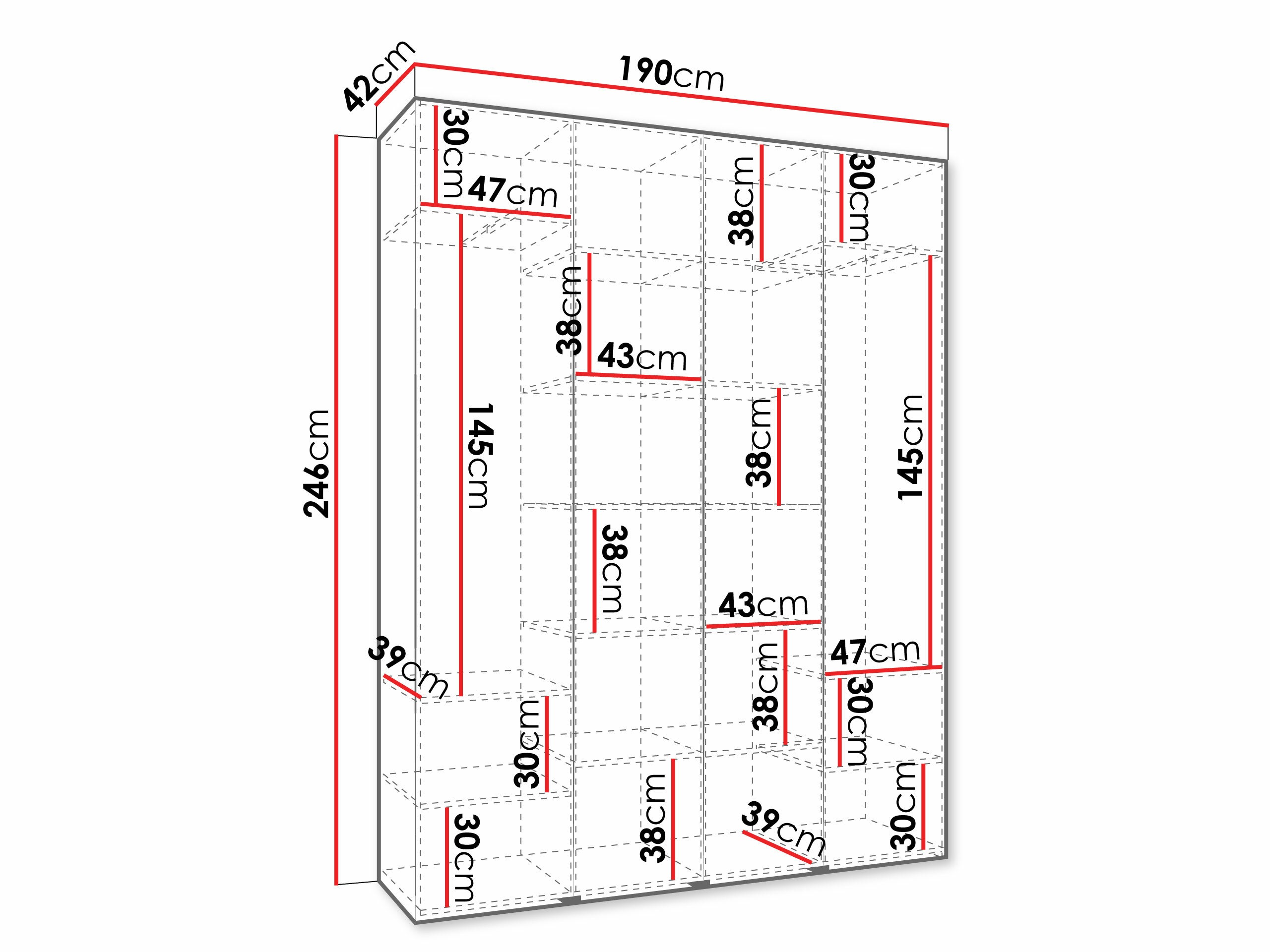Шкаф Hartford 570 (Кашемир)