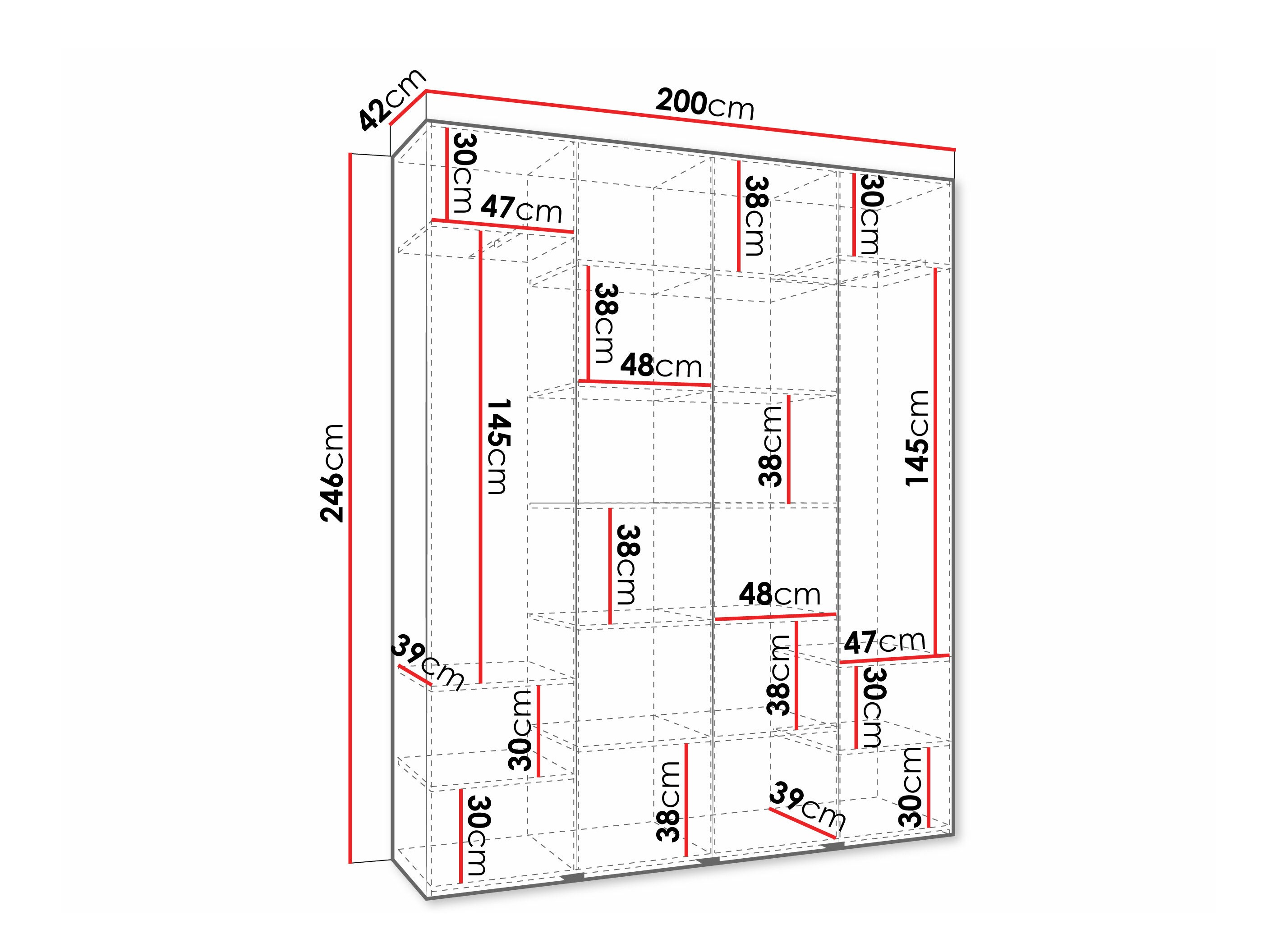 Шкаф Hartford 570 (Кашемир)