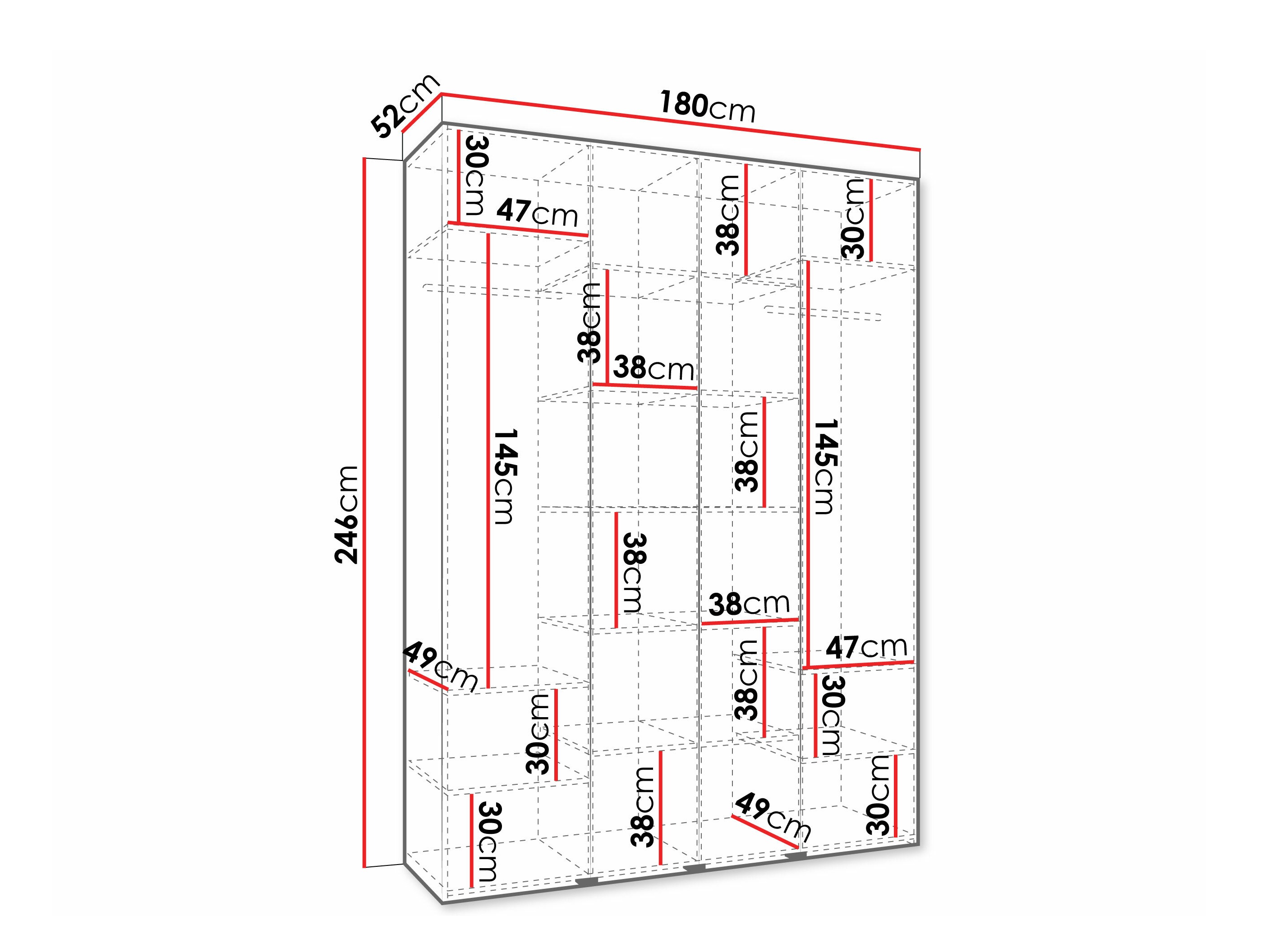Skapis Hartford 570 (Balts)