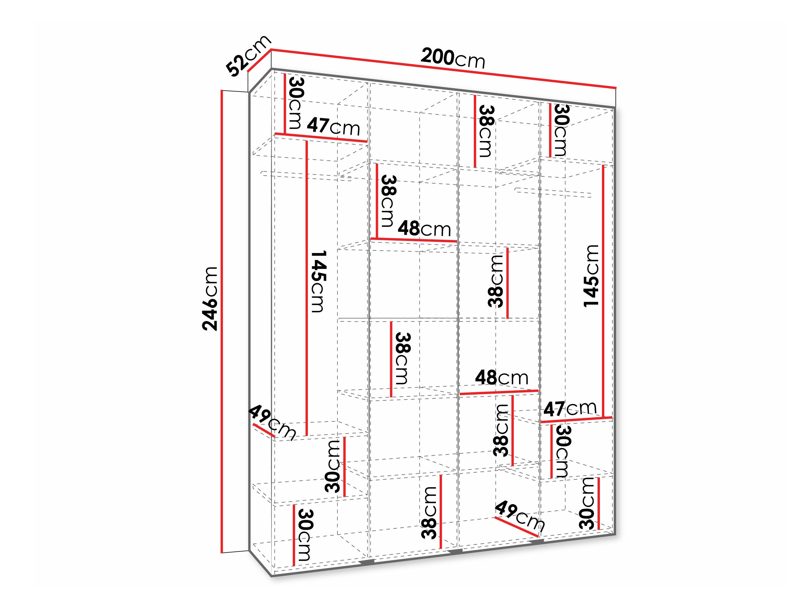 Skapis Hartford 570 (Balts)