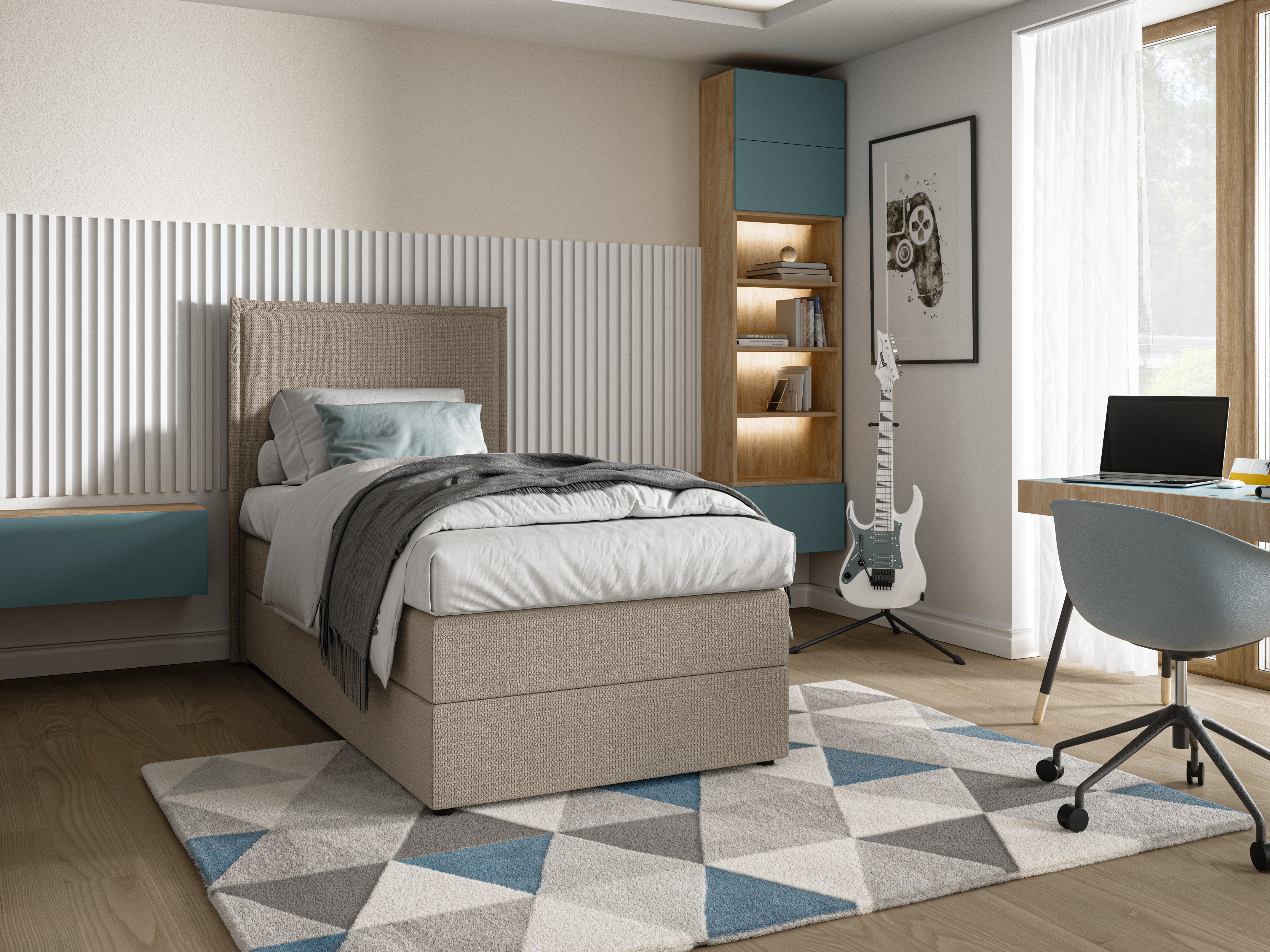 Kontinentālā gulta Franklin 176 (Aragon 03)