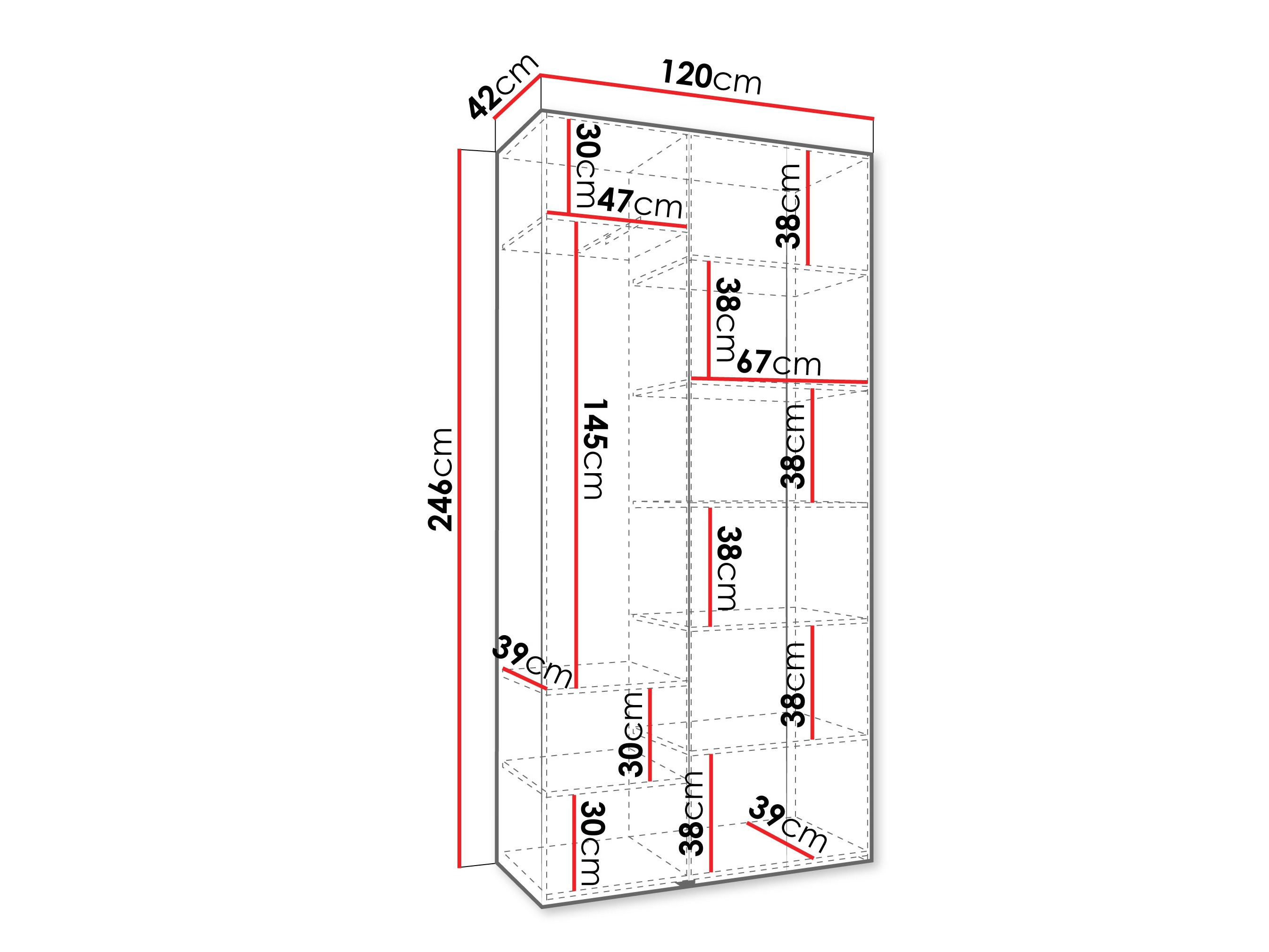 Шкаф Hartford 571 (Белый)