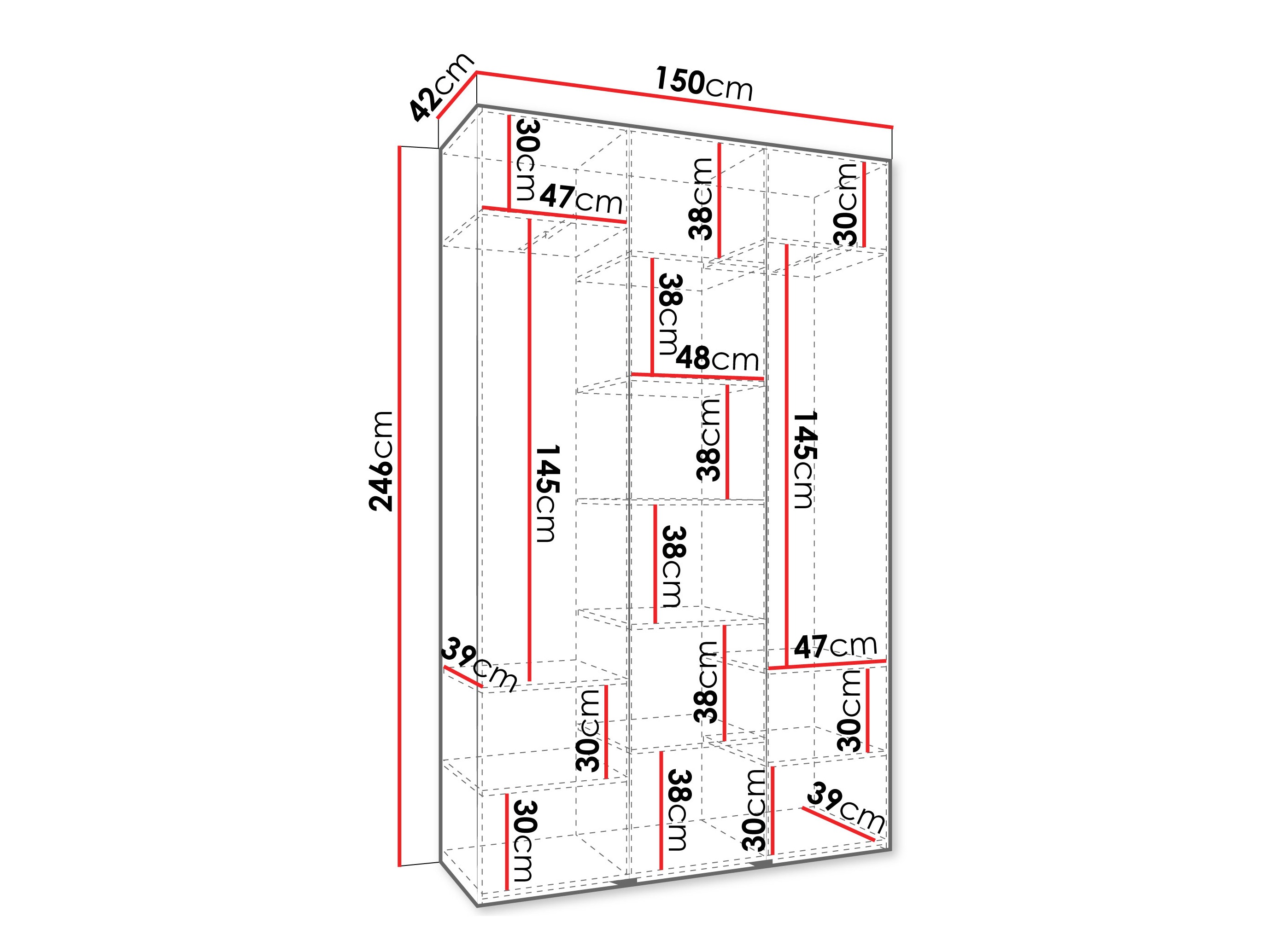 Шкаф Hartford 571 (Белый)