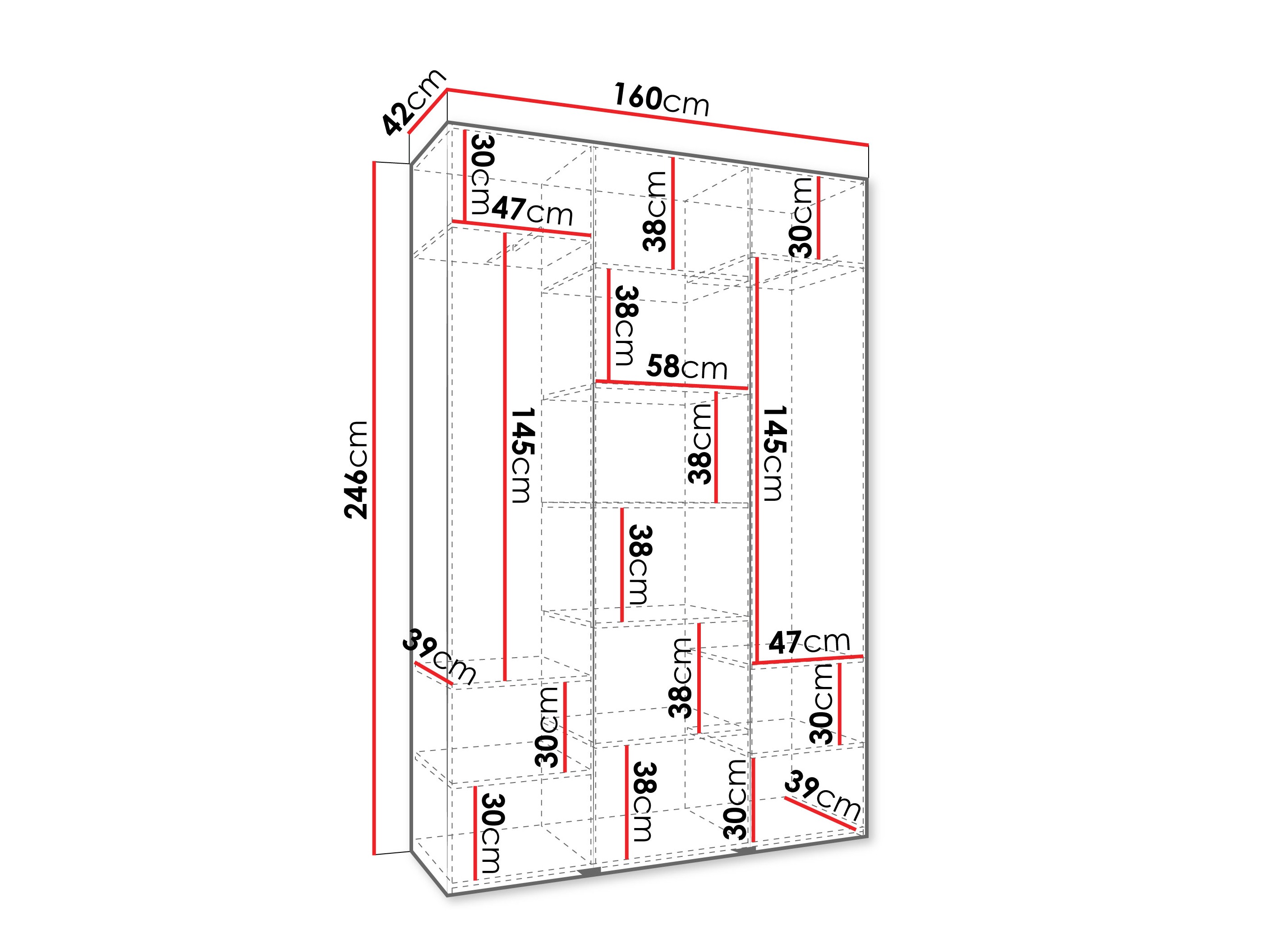 Шкаф Hartford 571 (Белый)