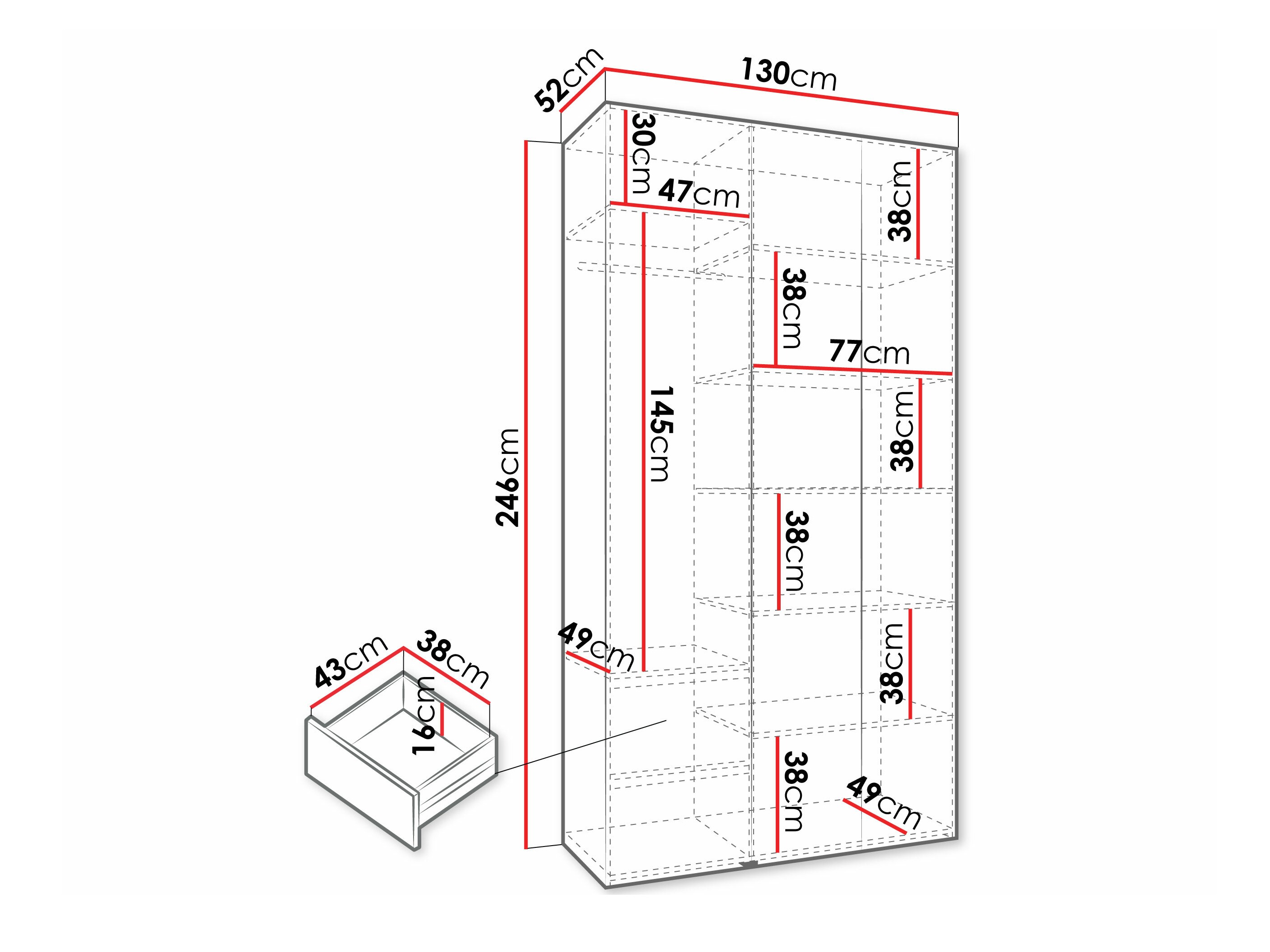 Шкаф Hartford 571 (Белый)