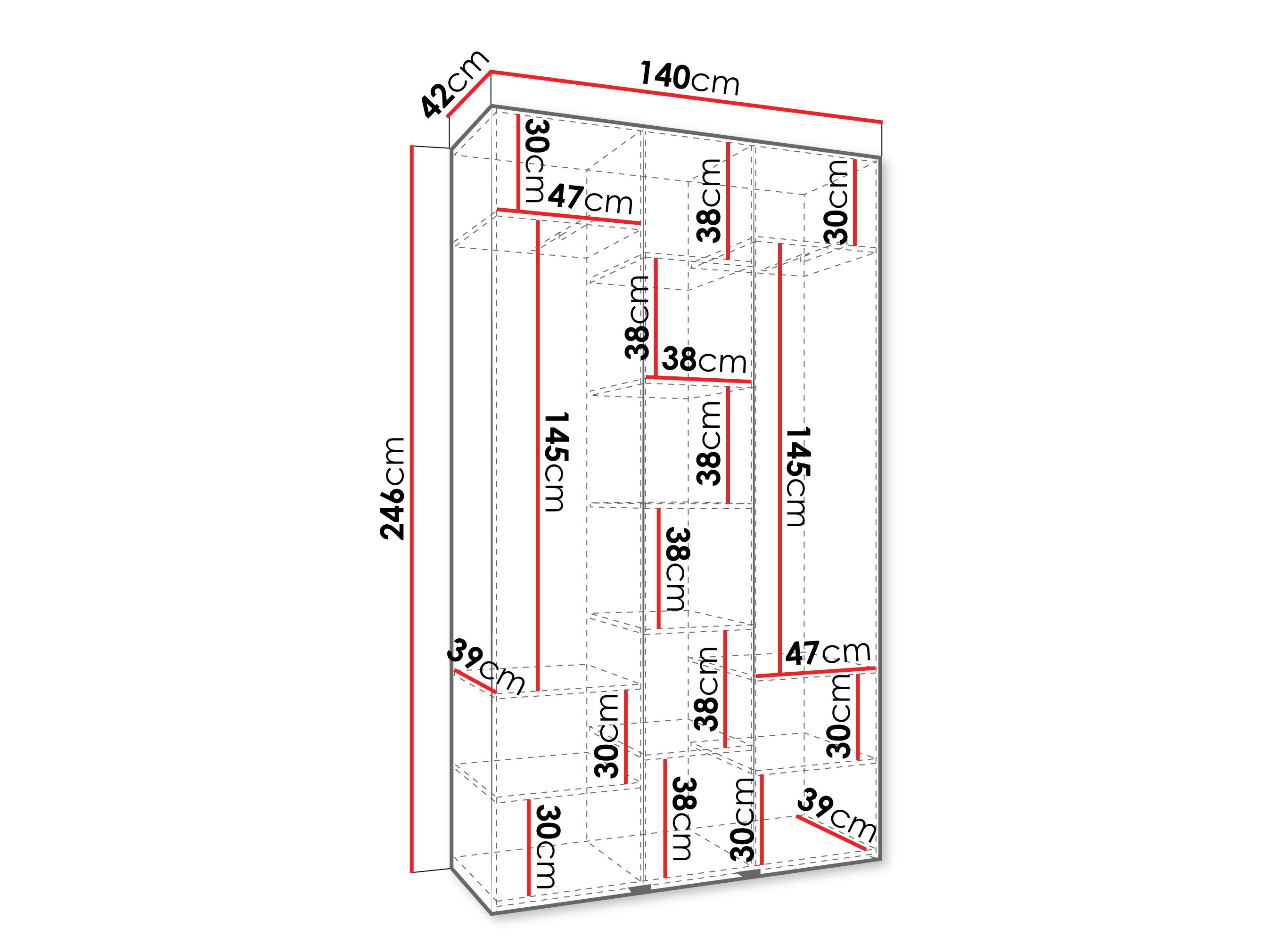 Шкаф Hartford 571 (Белый)