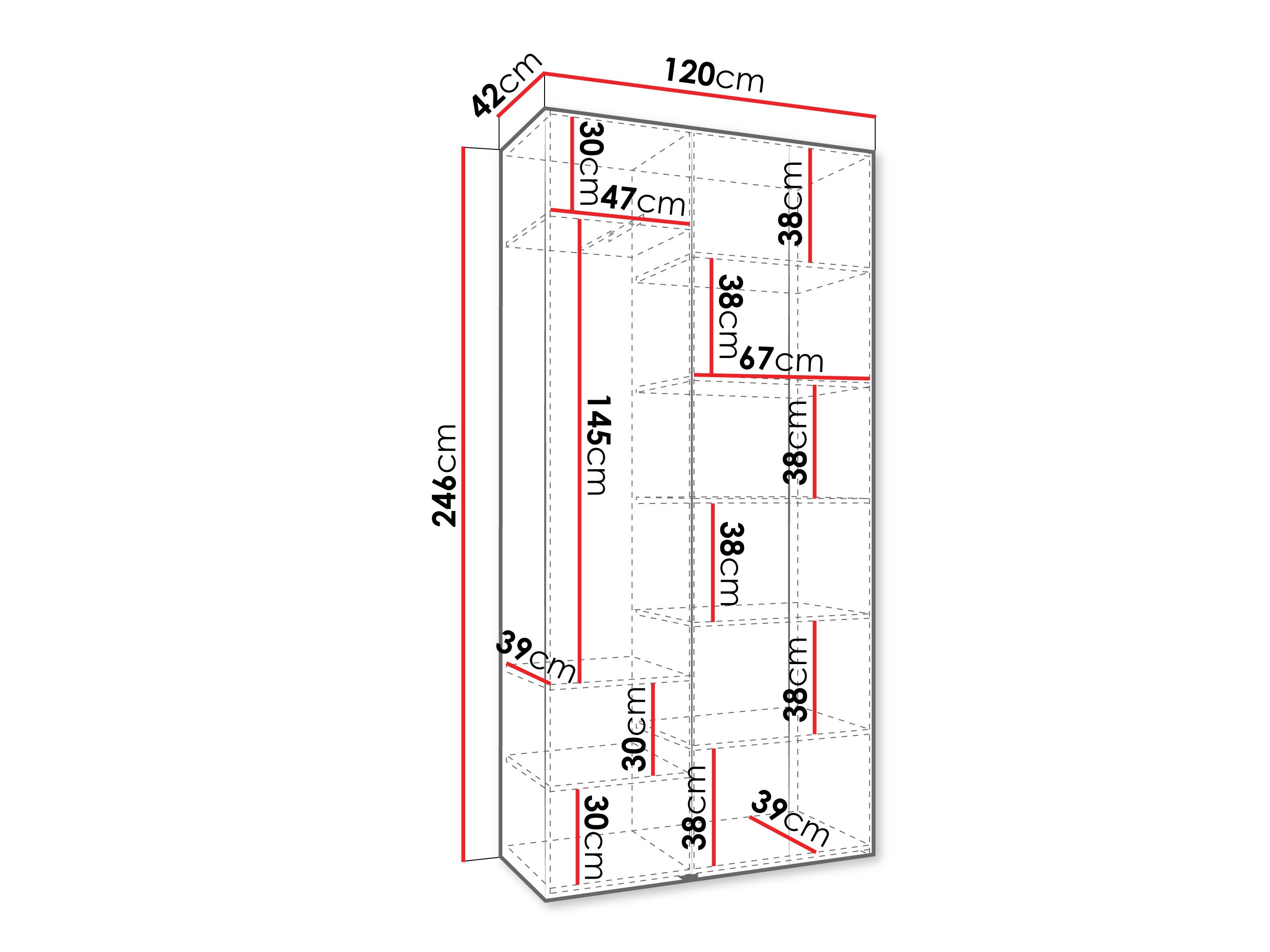 Шкаф Hartford 571 (Кашемир)