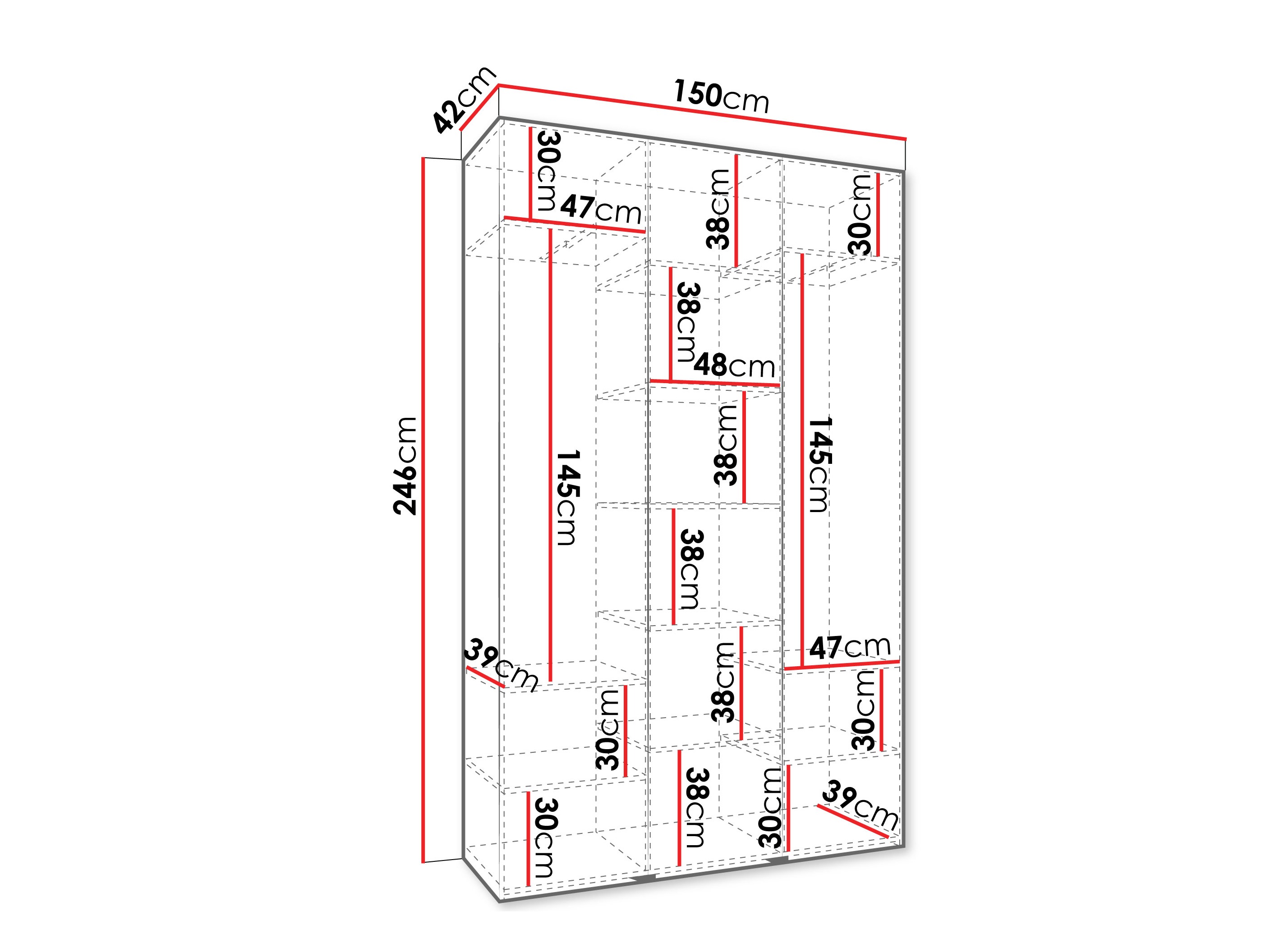 Шкаф Hartford 571 (Кашемир)