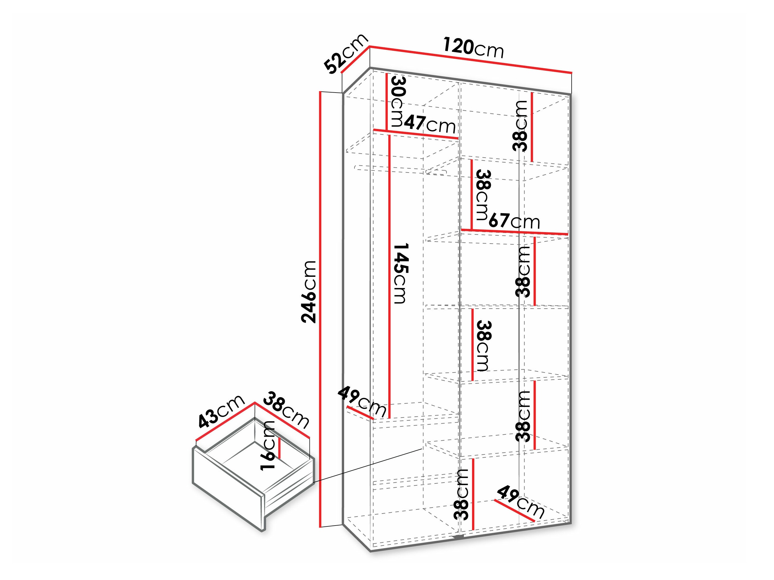 Шкаф Hartford 571 (Кашемир)
