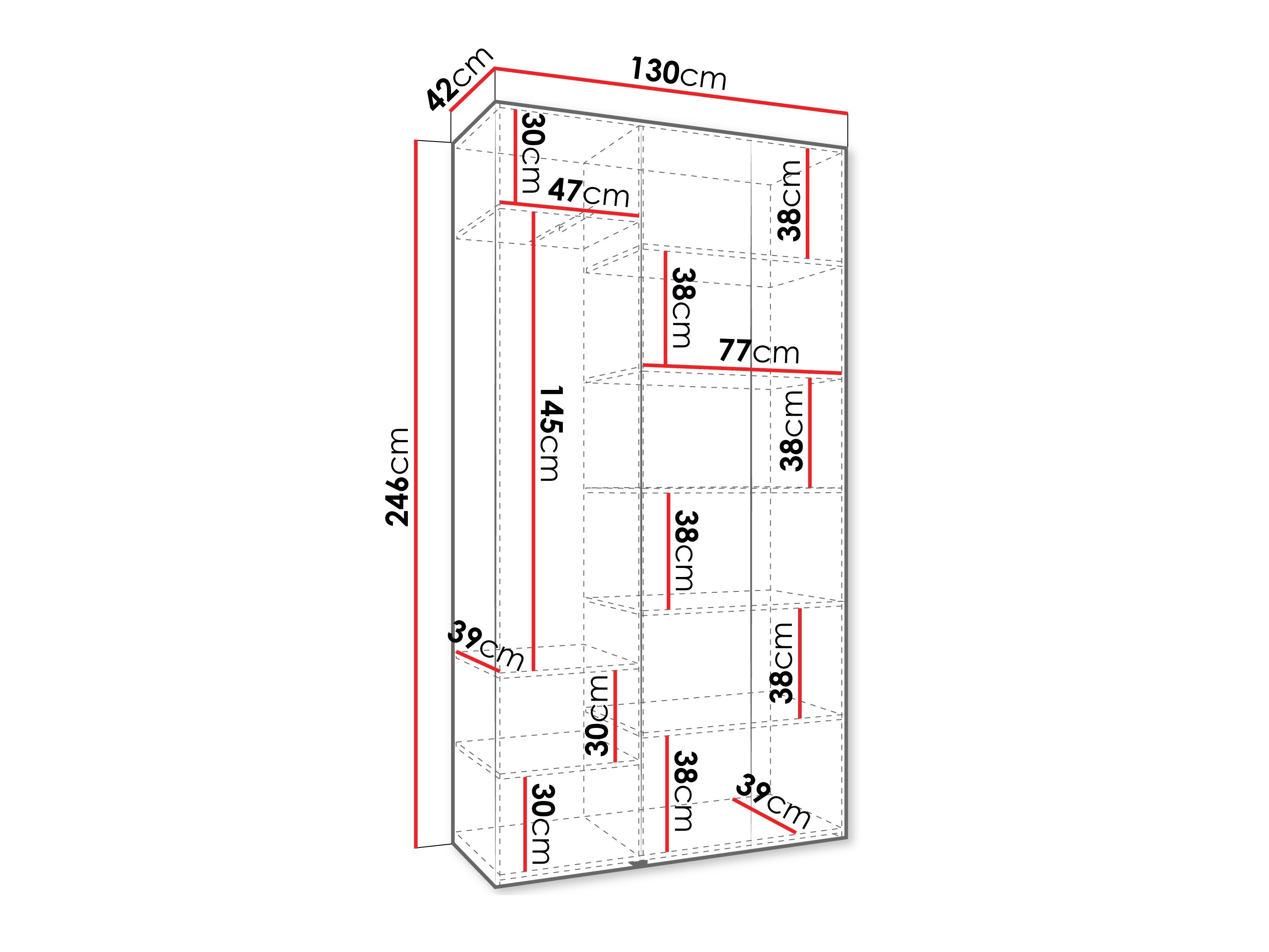 Шкаф Hartford 571 (Кашемир)