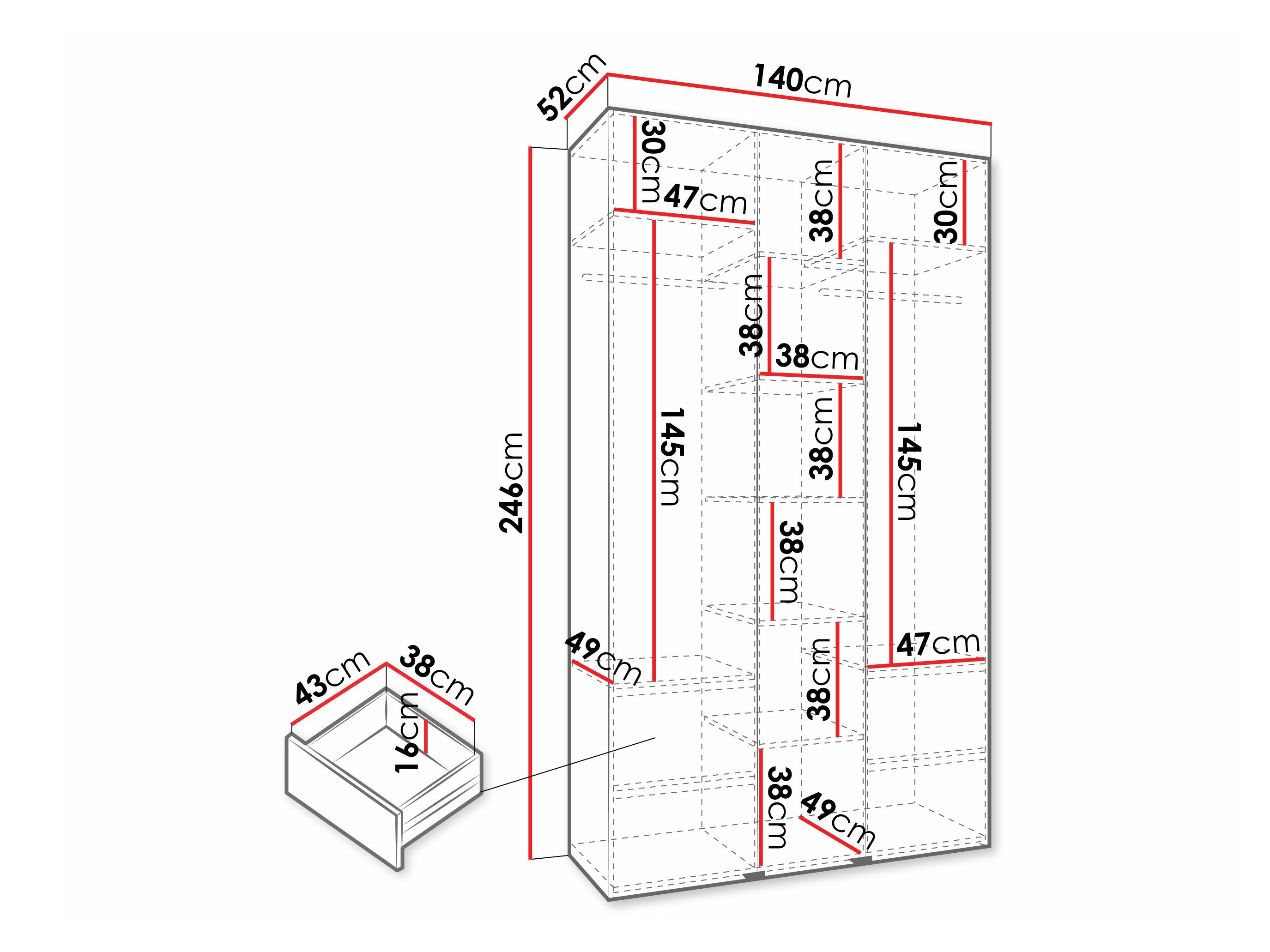 Skapis Hartford 571 (Kašmirs)