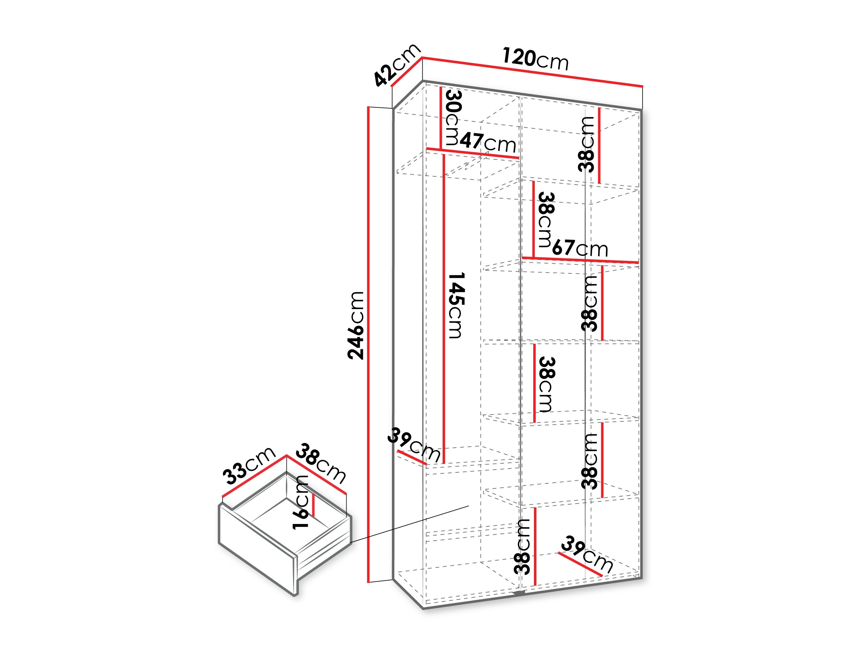 Skapis Hartford 571 (Kašmirs)