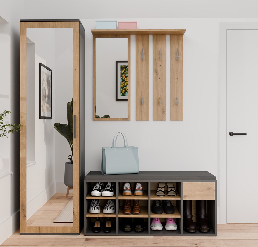 Apavu plaukts Mandeville 322 (Antracīts)