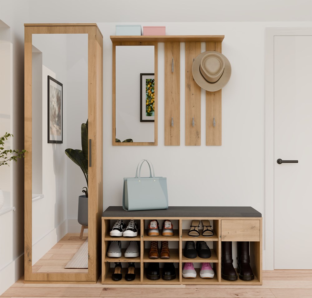 Apavu plaukts Mandeville 322 (Artisan ozols)