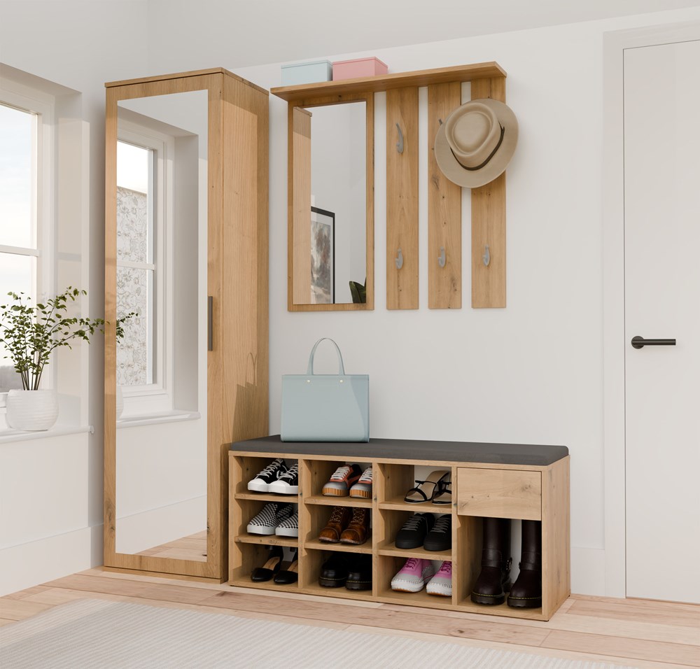 Apavu plaukts Mandeville 322 (Artisan ozols)