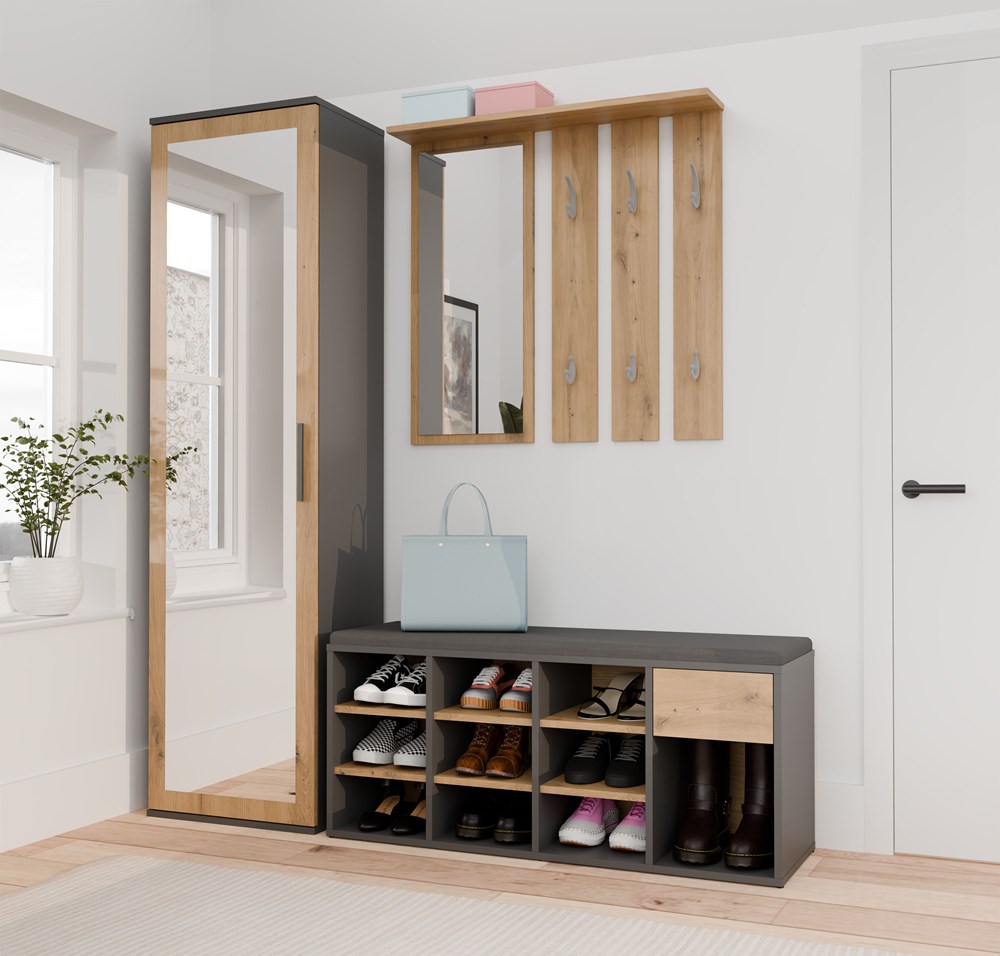 Полка для обуви Mandeville 322 (Антрацит)