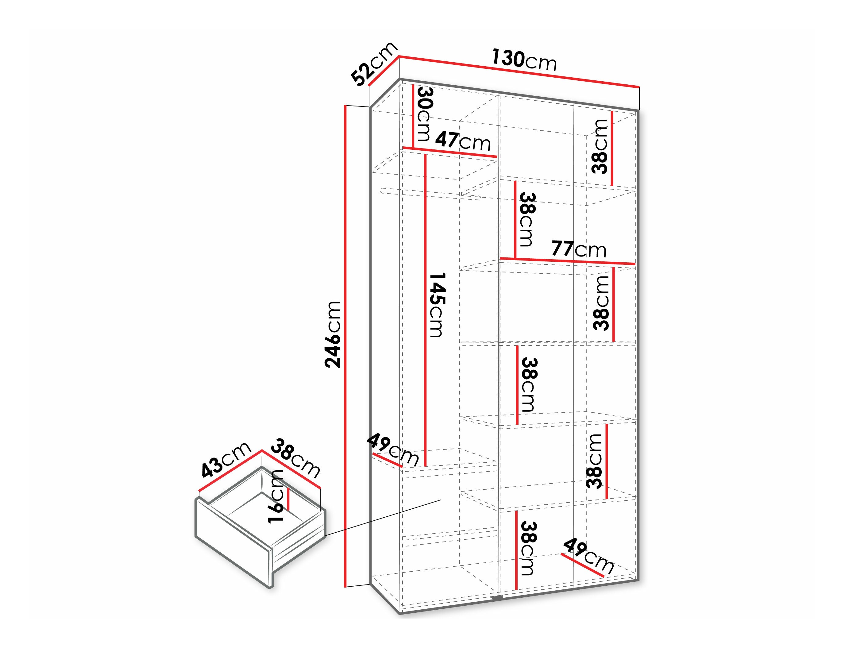 Шкаф Hartford 571 (Кашемир)