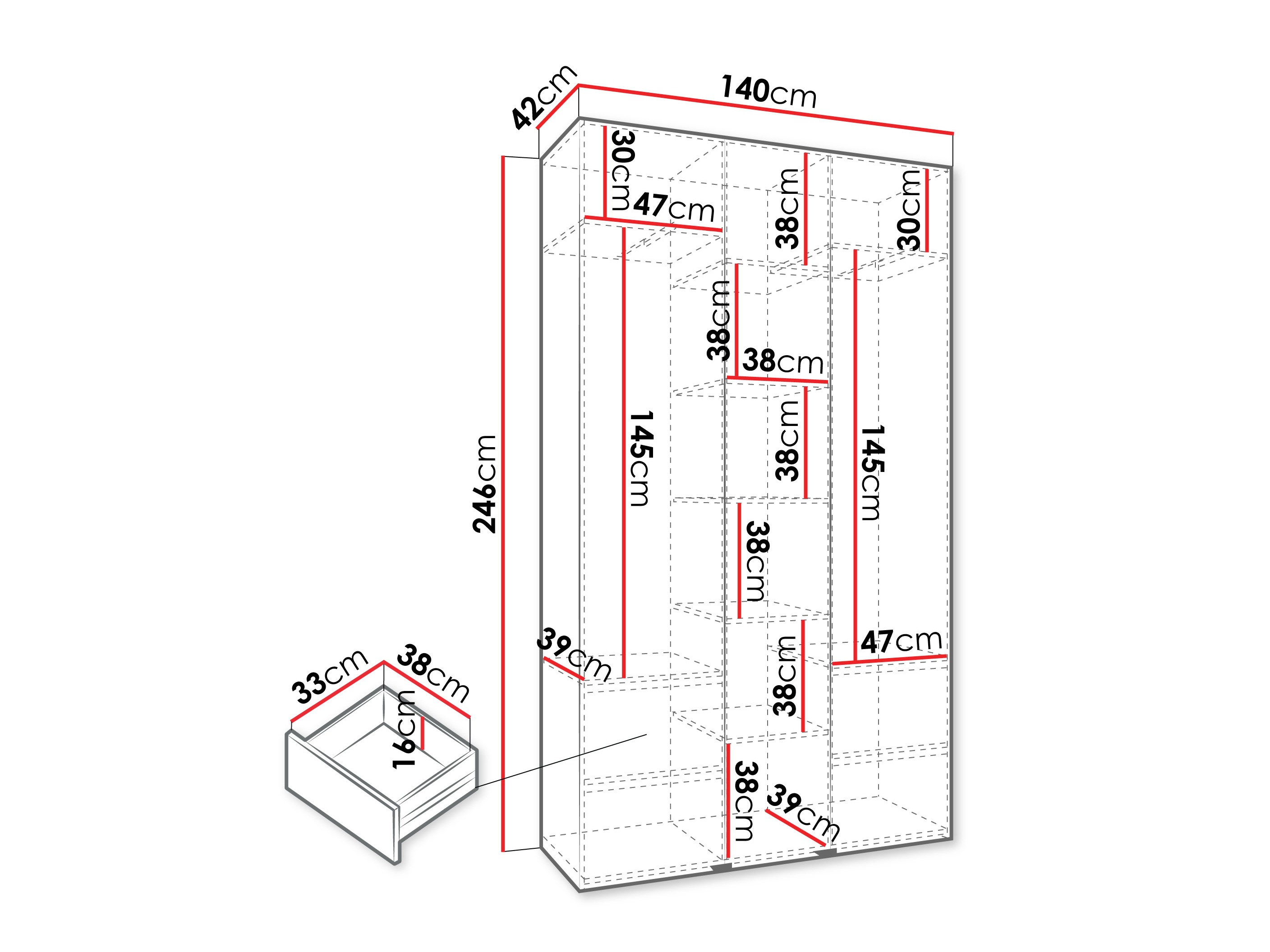 Шкаф Hartford 571 (Кашемир)