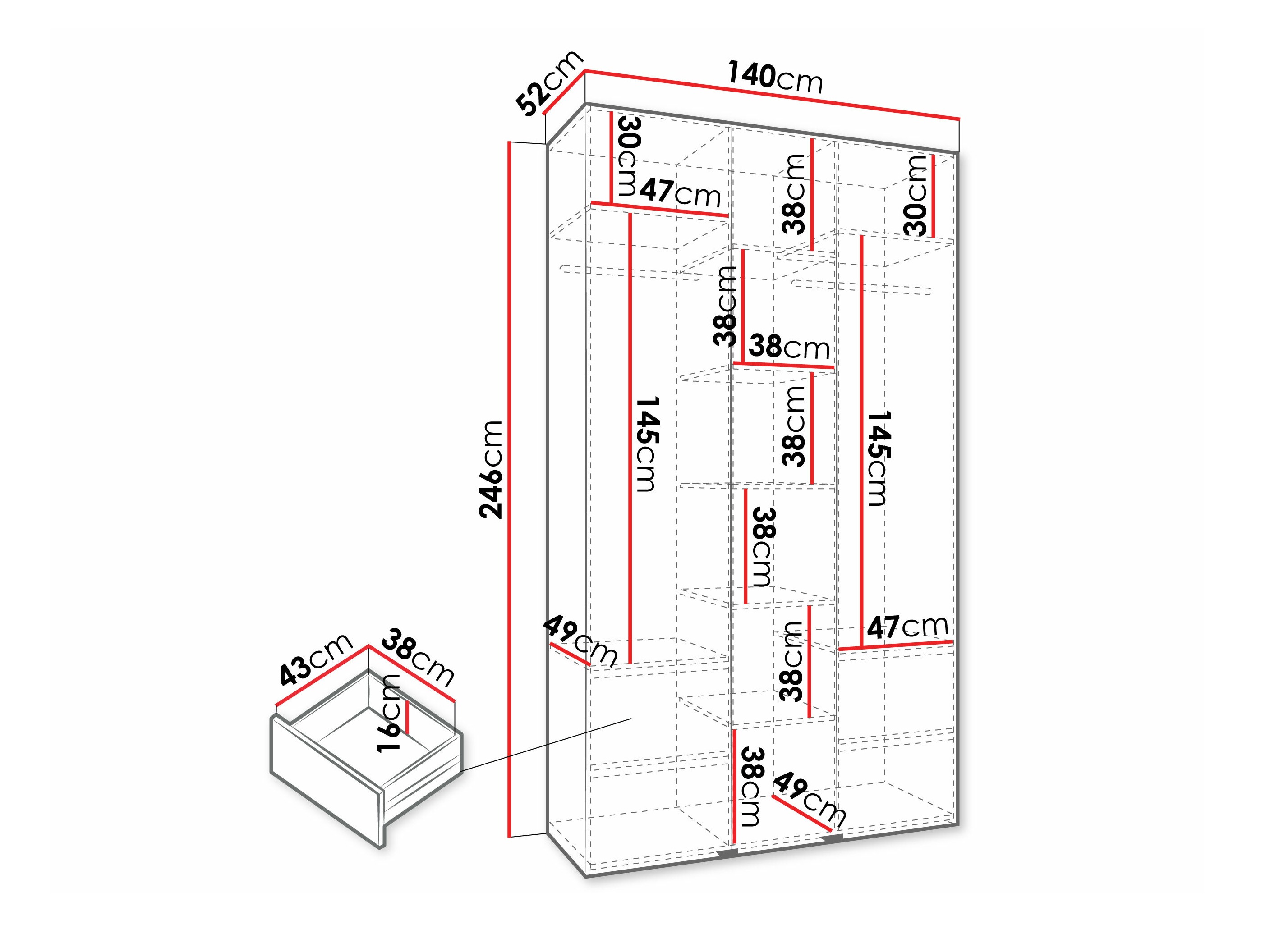 Шкаф Hartford 571 (Кашемир)