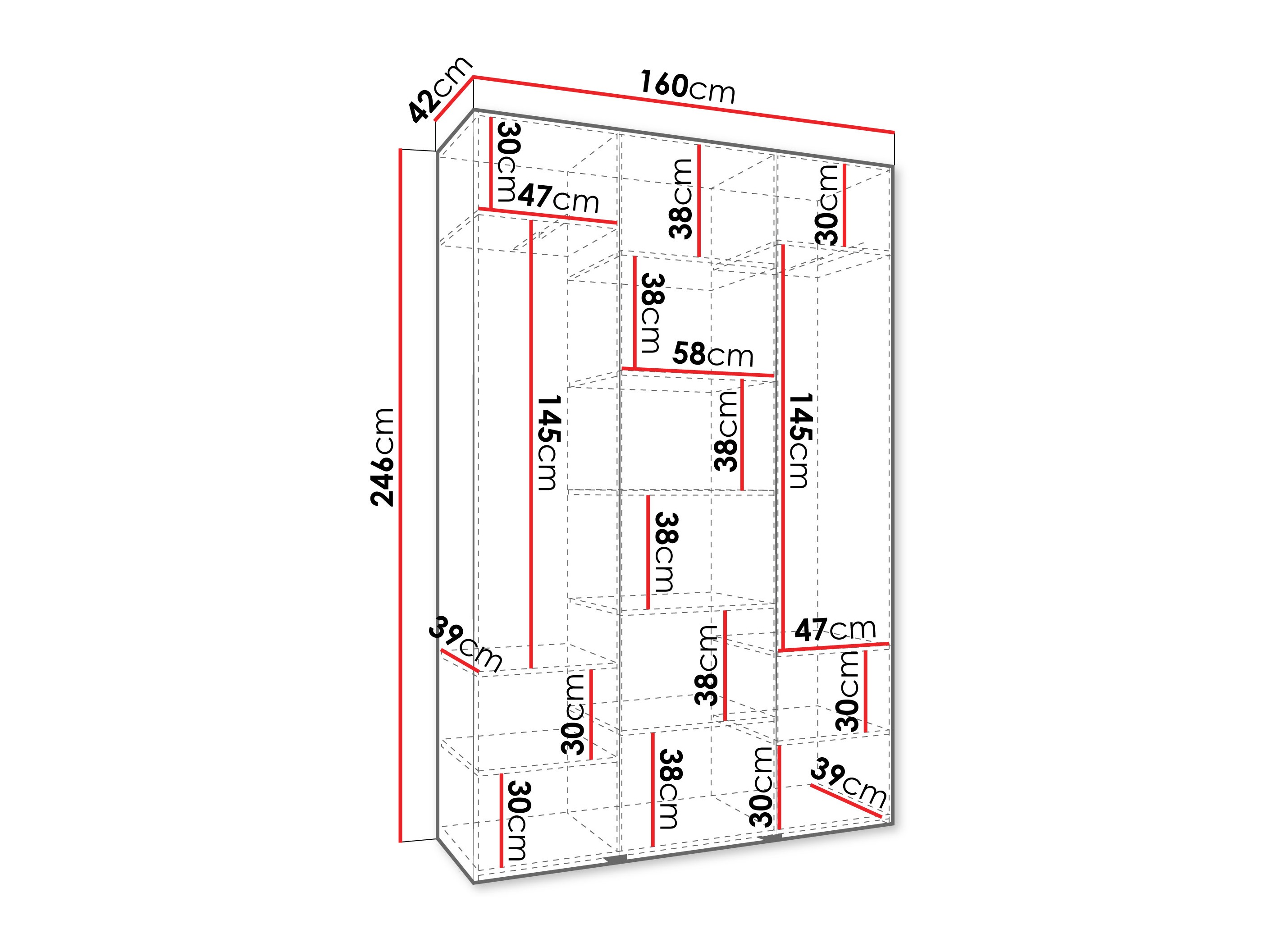 Шкаф Hartford 571 (Кашемир)