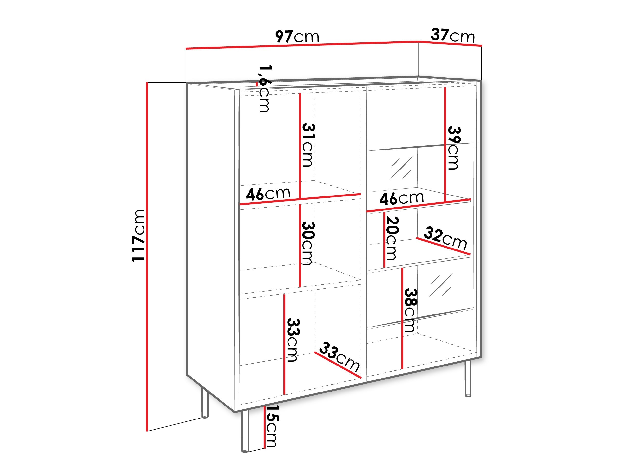 Skapis Comfivo Belviro I