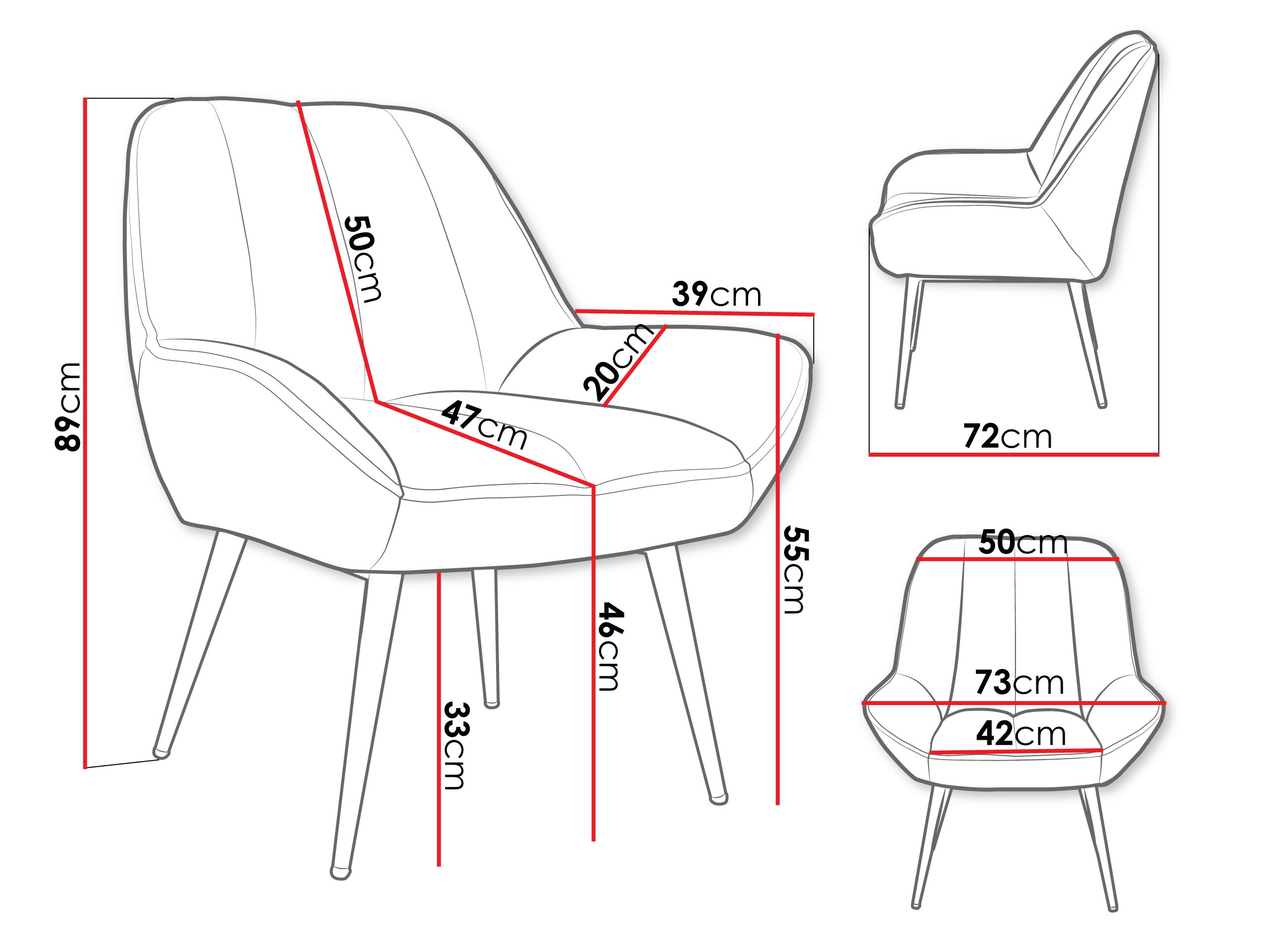 Krēsls Comfivo 466 (Aragon 03)