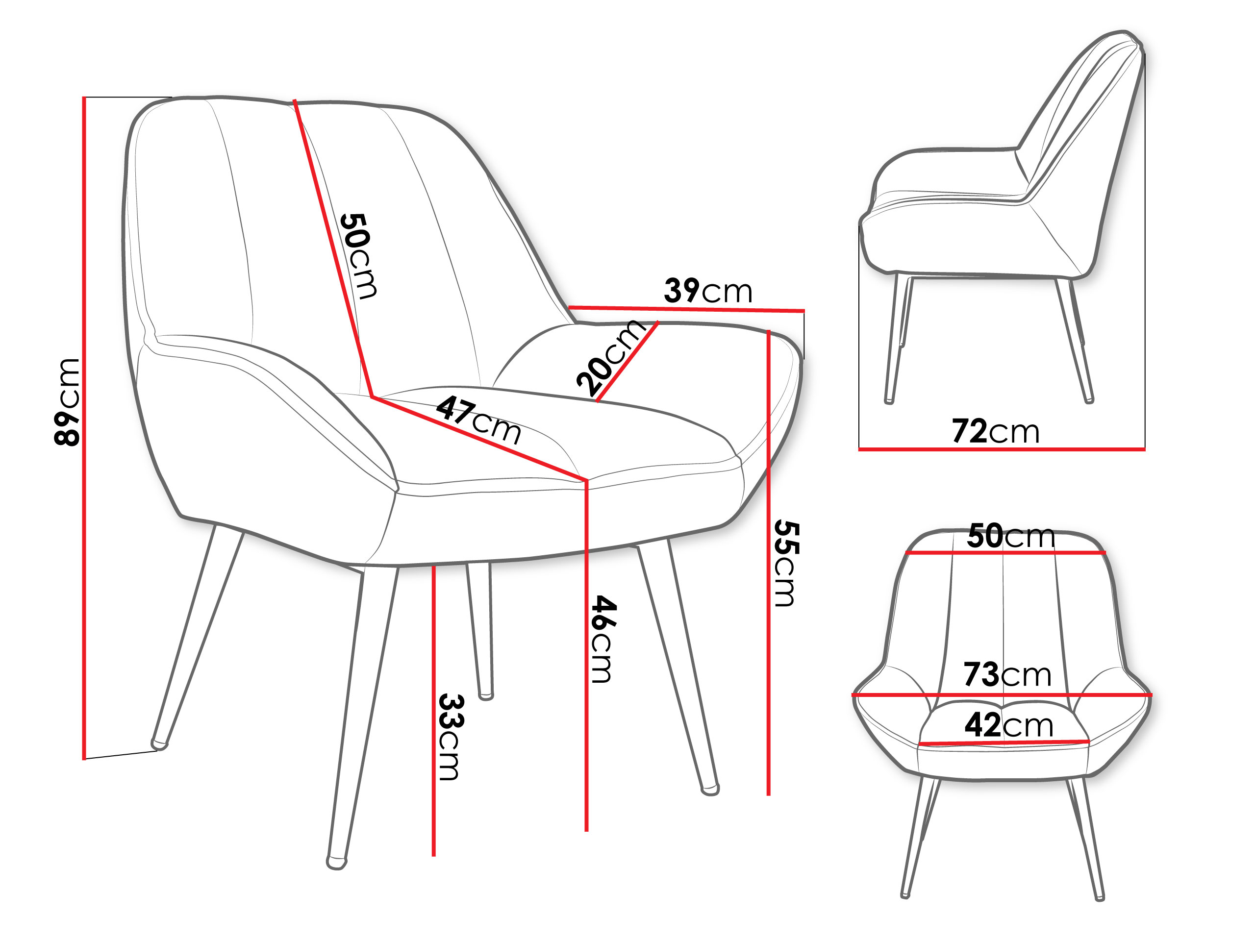 Krēsls Comfivo Origo (Aragon 93)