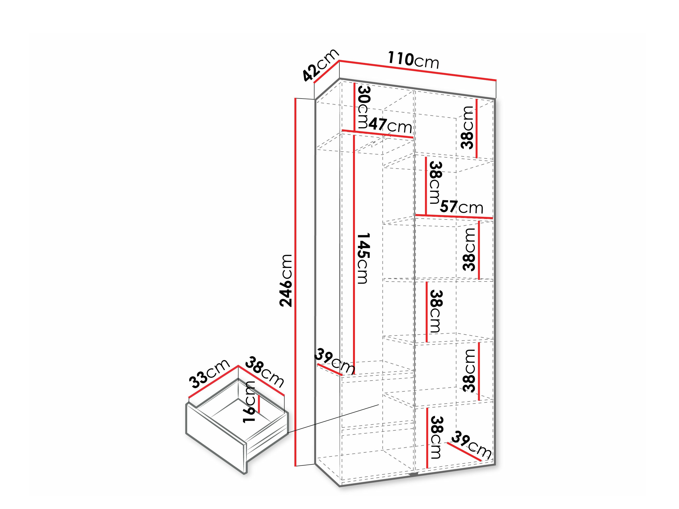Шкаф Hartford 572 (Белый)