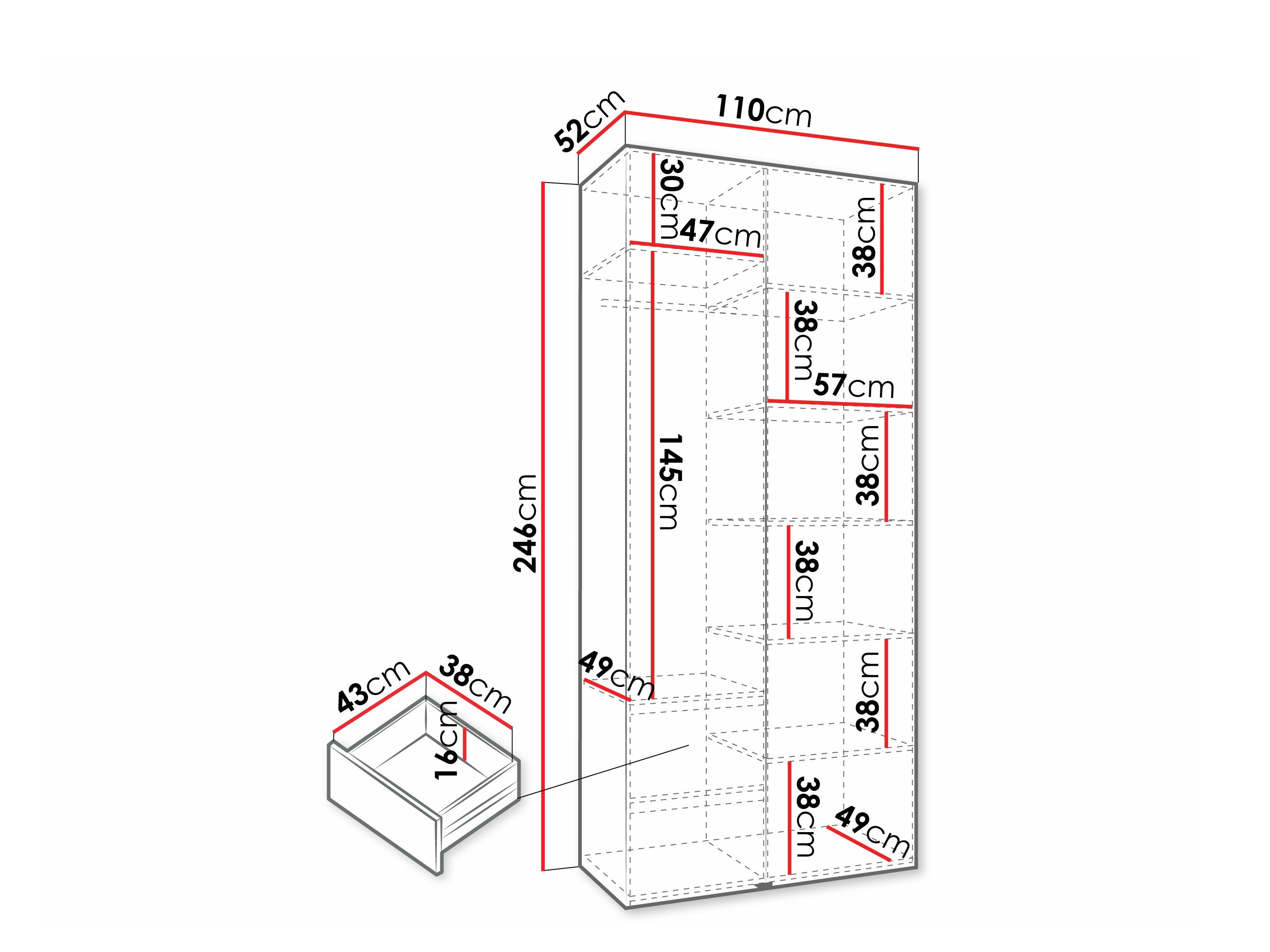 Шкаф Hartford 572 (Белый)
