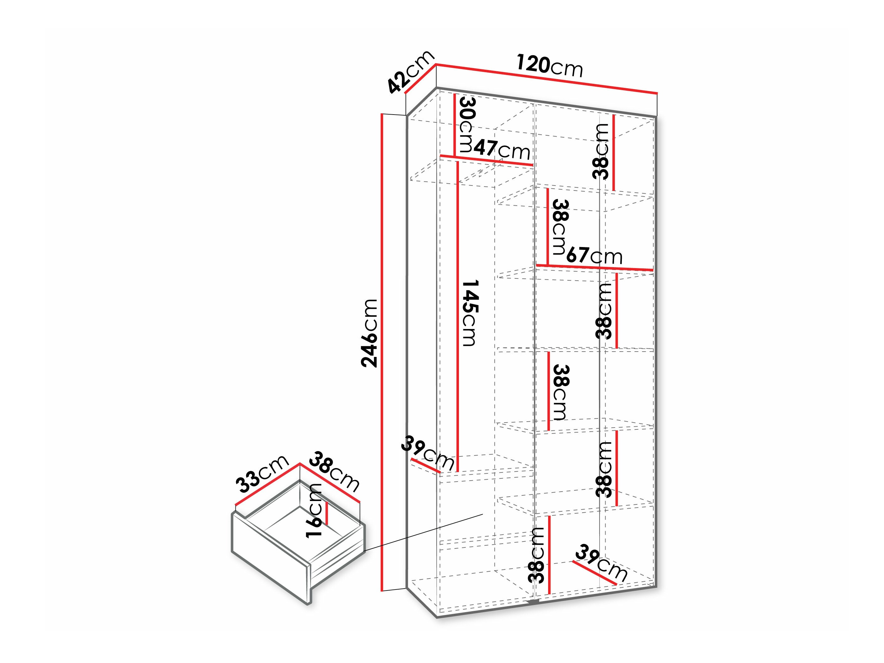 Шкаф Hartford 573 (Белый)