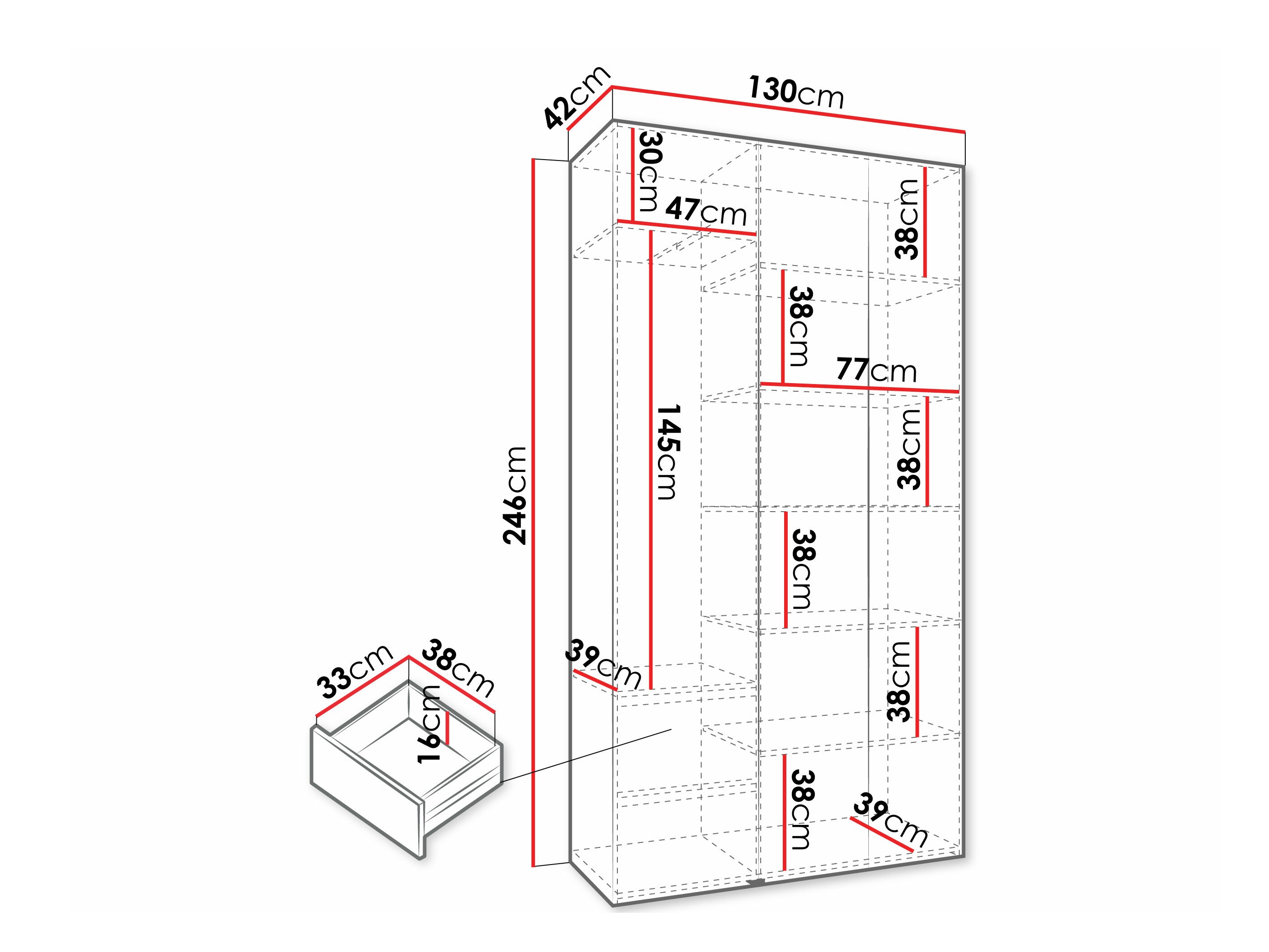 Шкаф Hartford 573 (Белый)