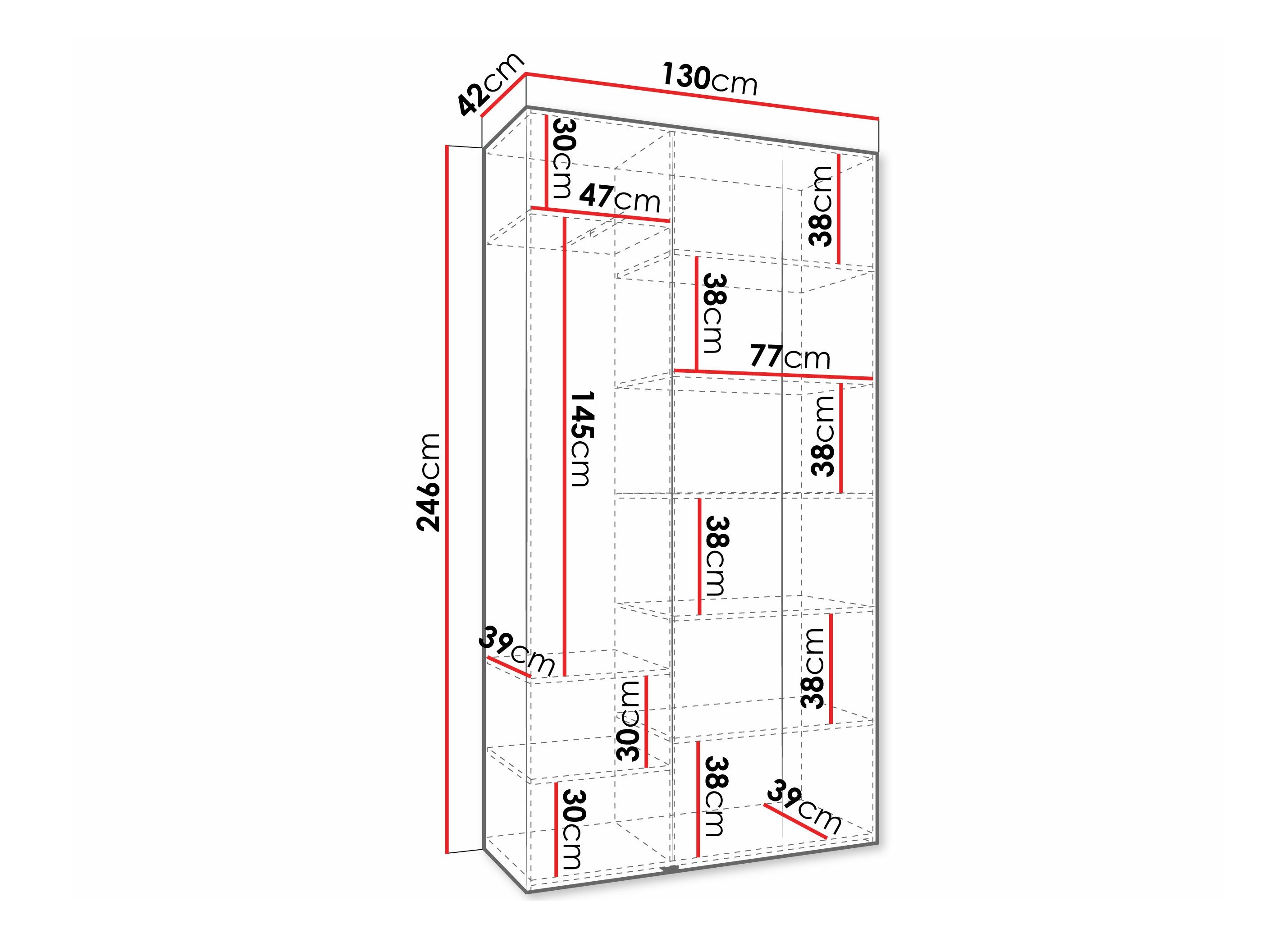 Шкаф Hartford 573 (Белый)
