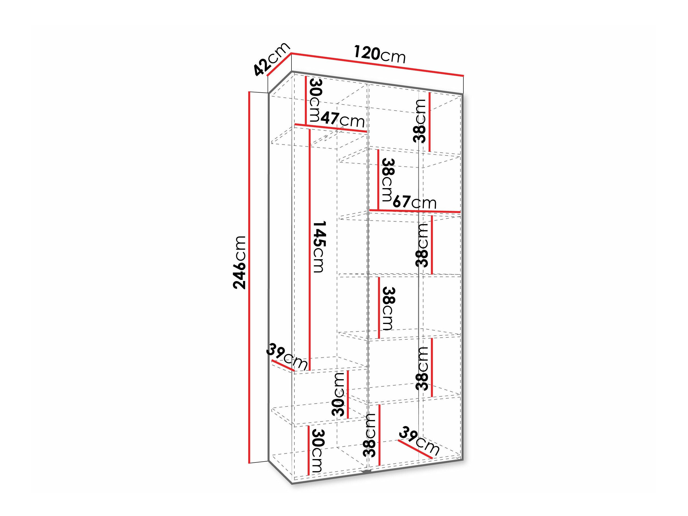 Шкаф Hartford 573 (Кашемир)