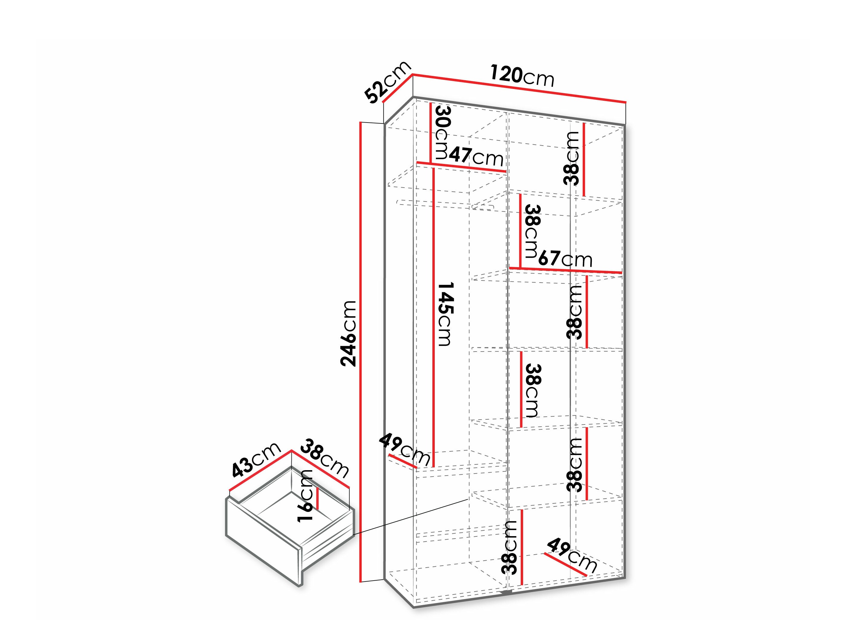 Шкаф Hartford 573 (Кашемир)