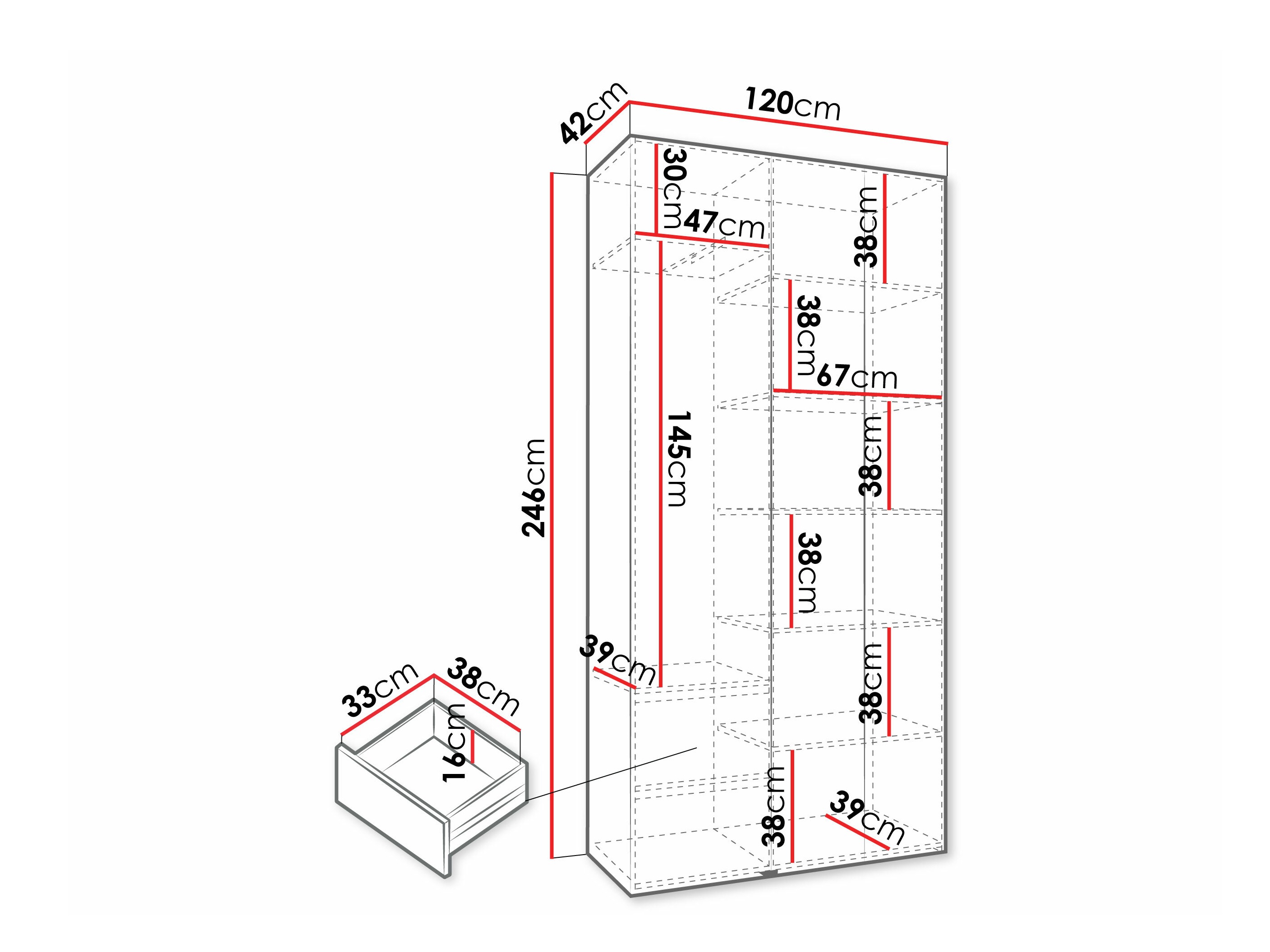 Шкаф Hartford 573 (Кашемир)