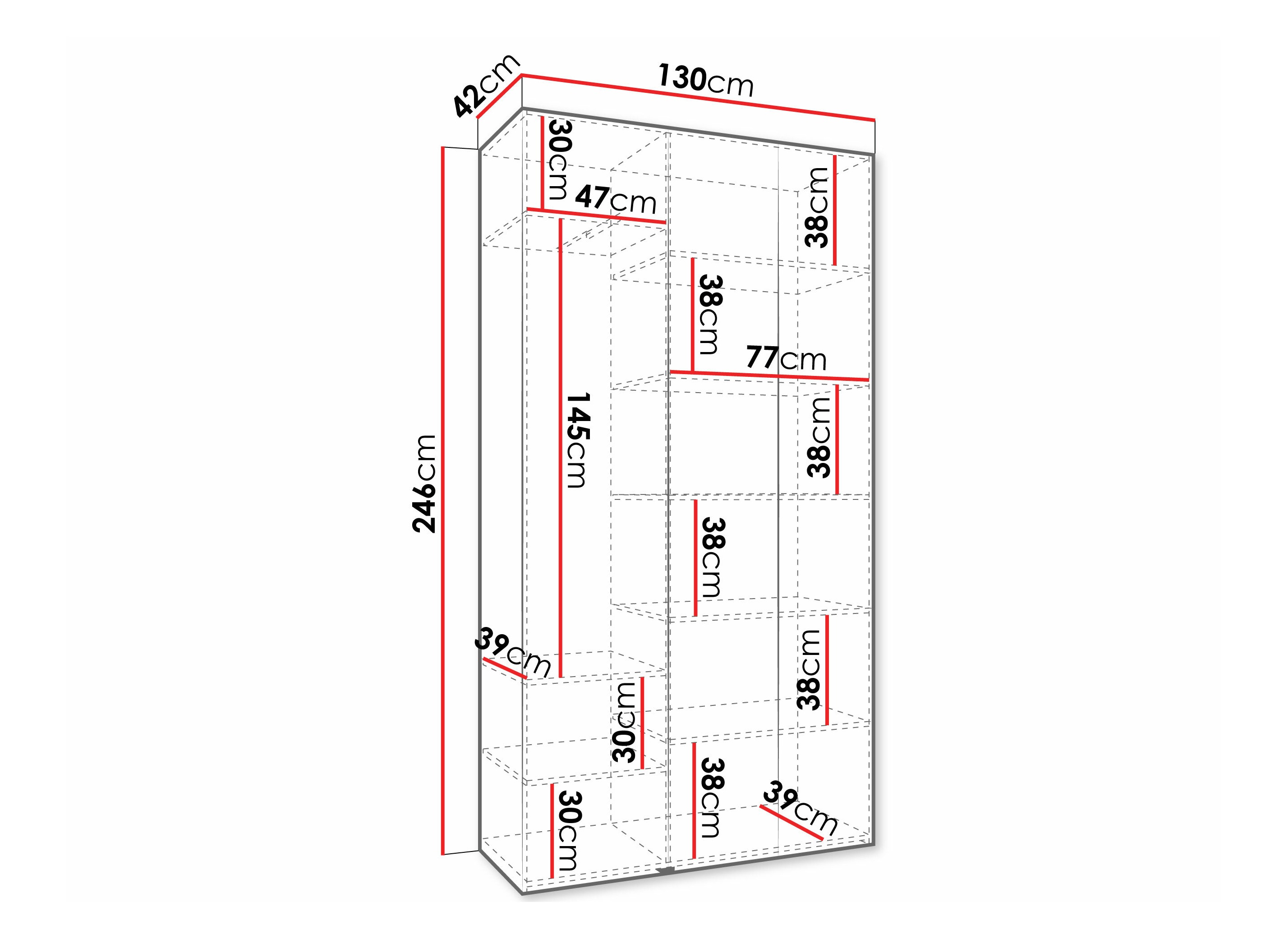 Шкаф Hartford 573 (Кашемир)
