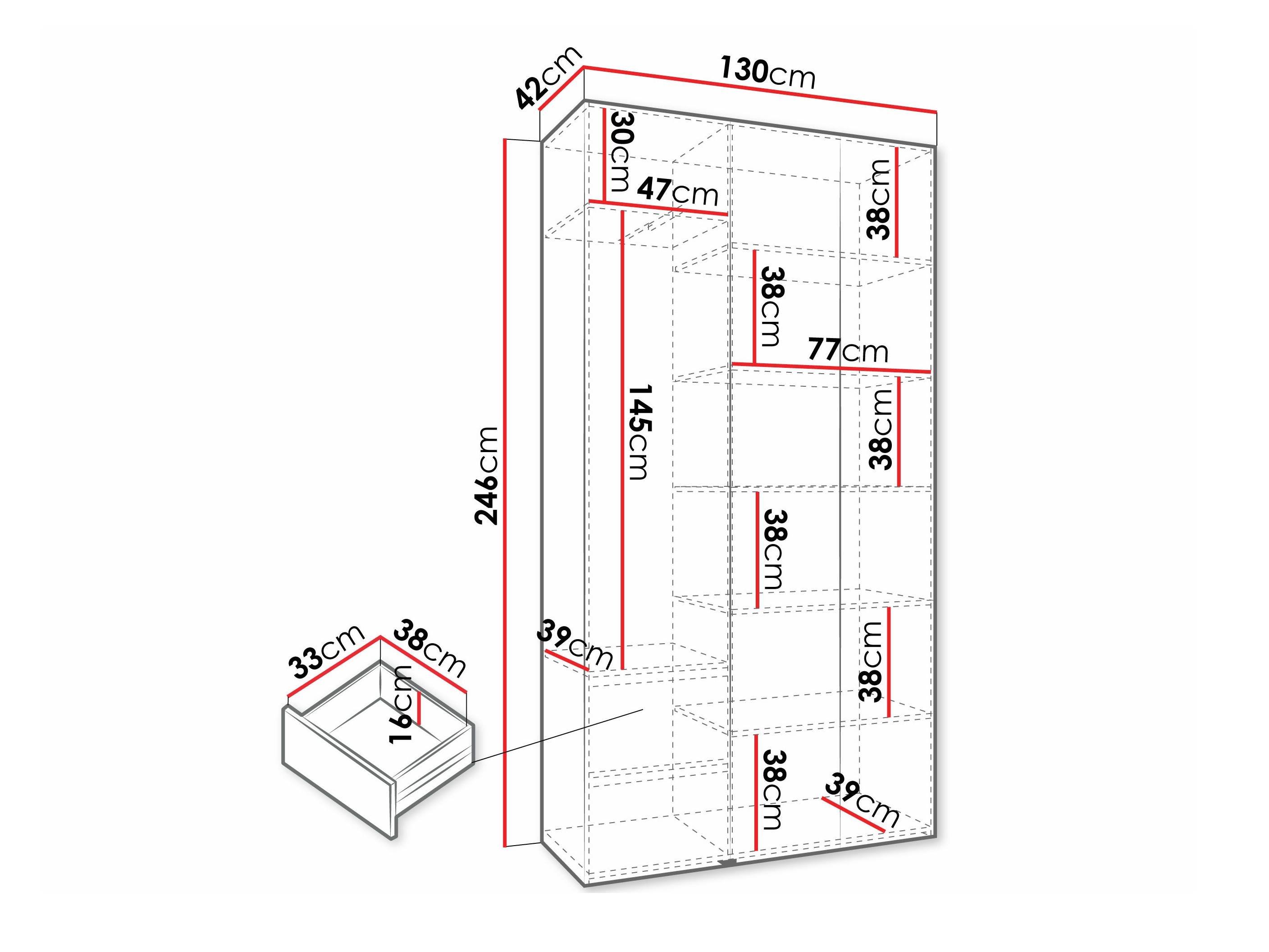 Шкаф Hartford 573 (Кашемир)