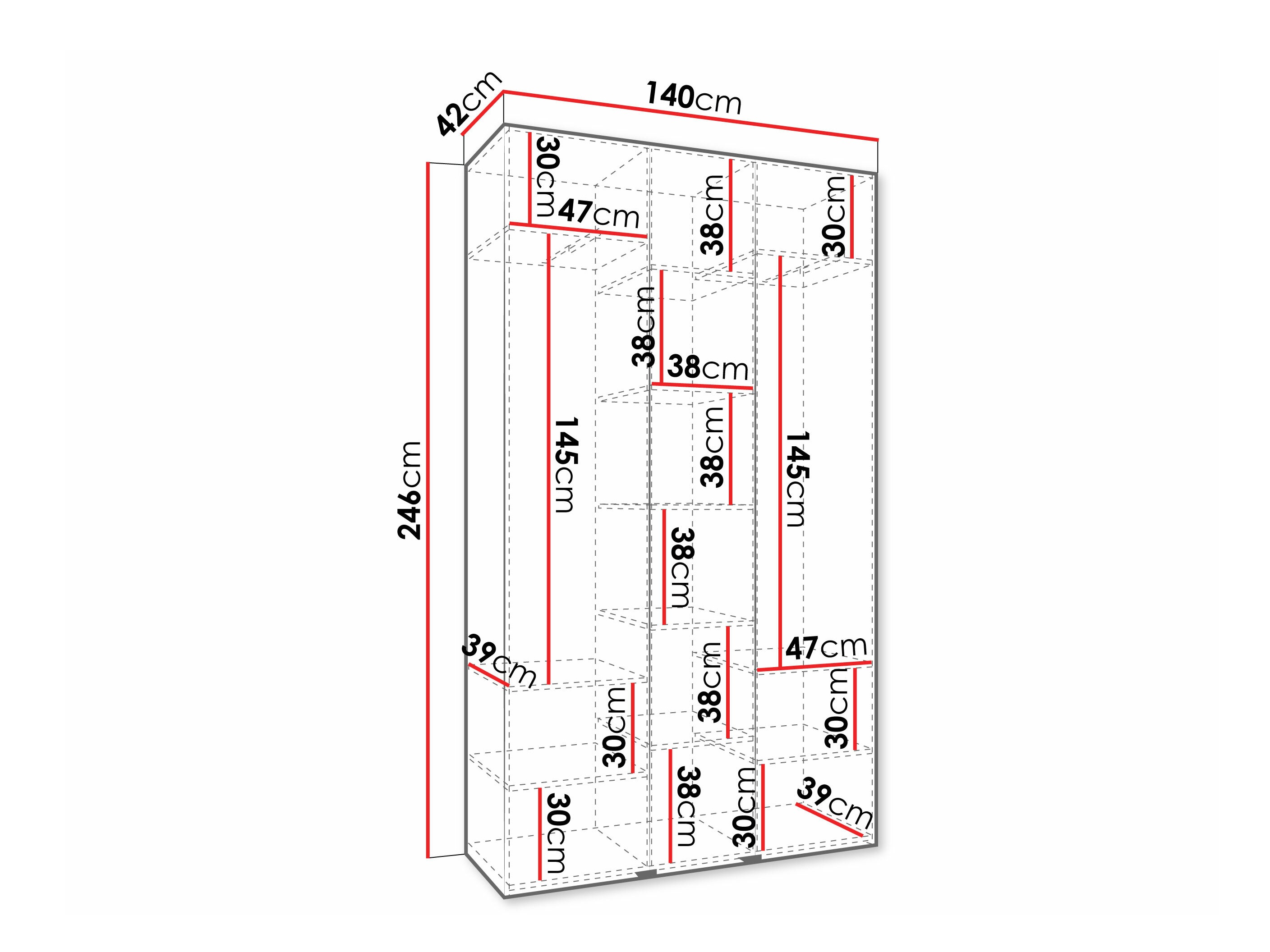 Шкаф Hartford 573 (Кашемир)