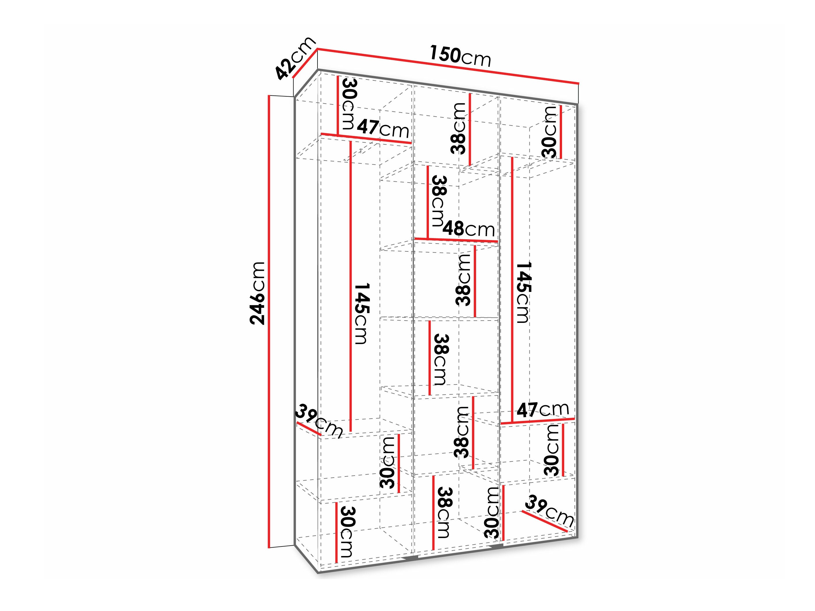 Шкаф Hartford 573 (Кашемир)