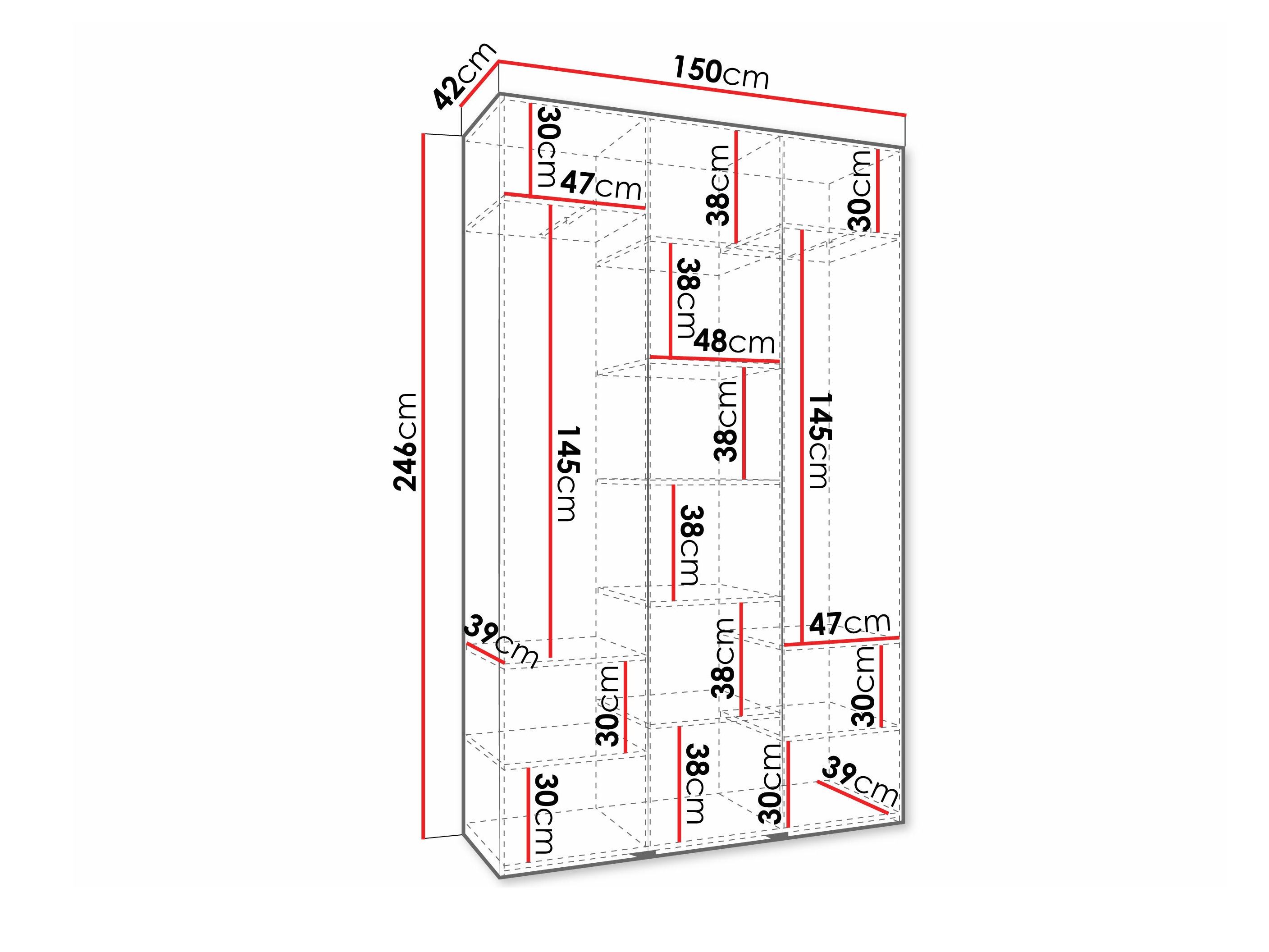 Шкаф Hartford 573 (Кашемир)