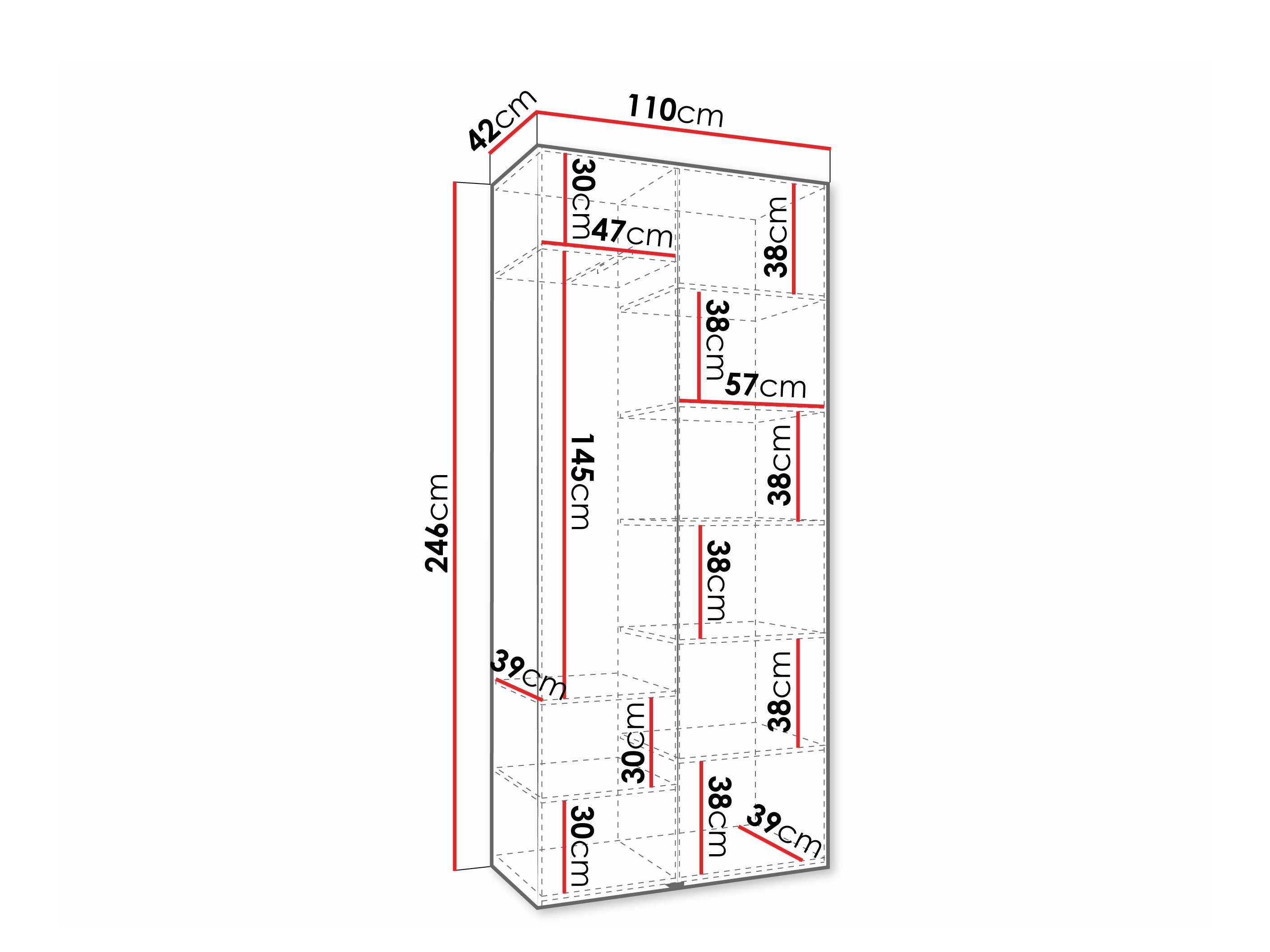 Skapis Hartford 572 (Balts)