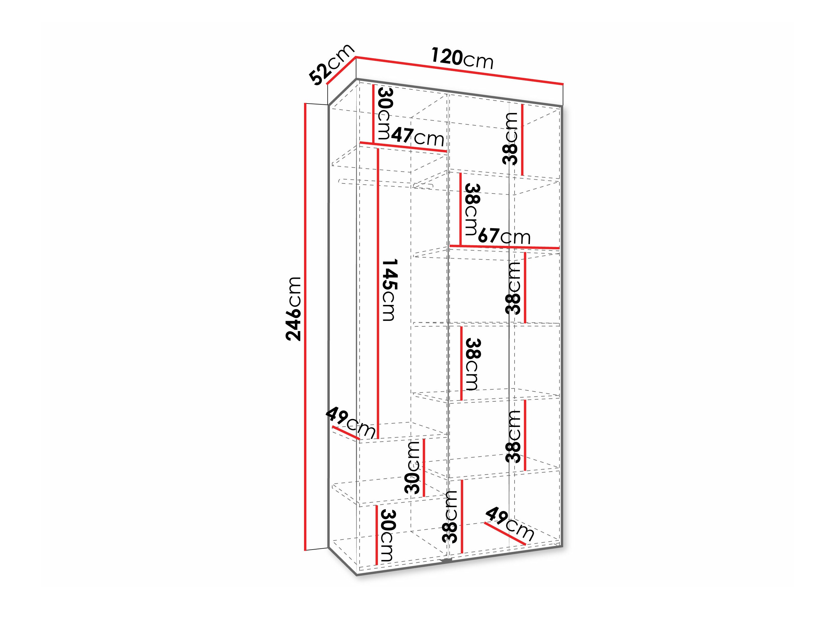 Skapis Hartford 573 (Balts)