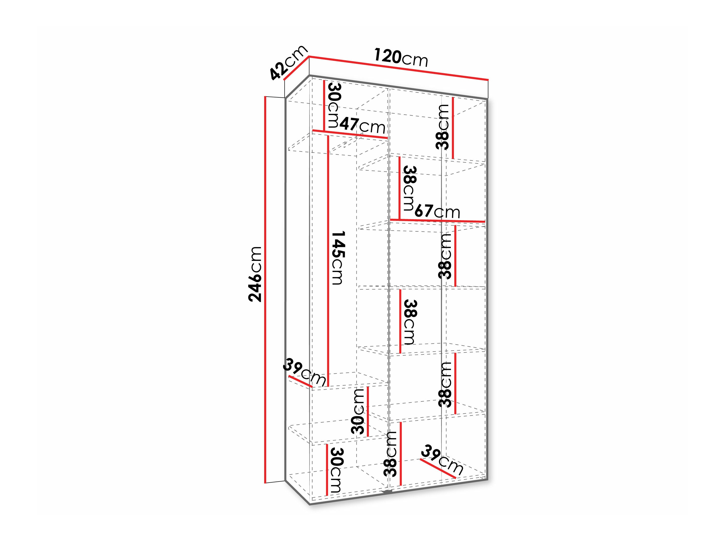 Skapis Hartford 573 (Balts)