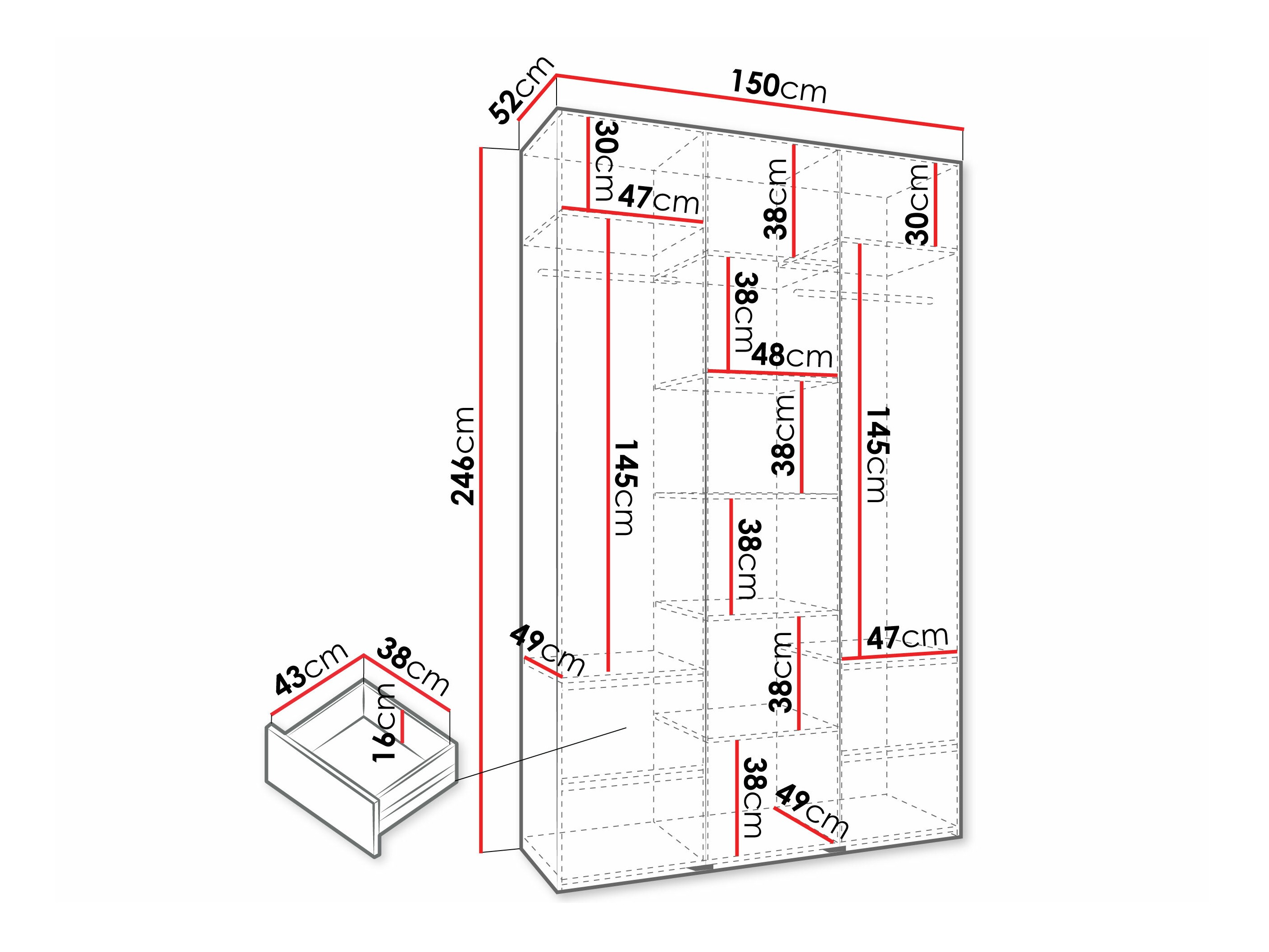 Skapis Hartford 573 (Kašmirs)