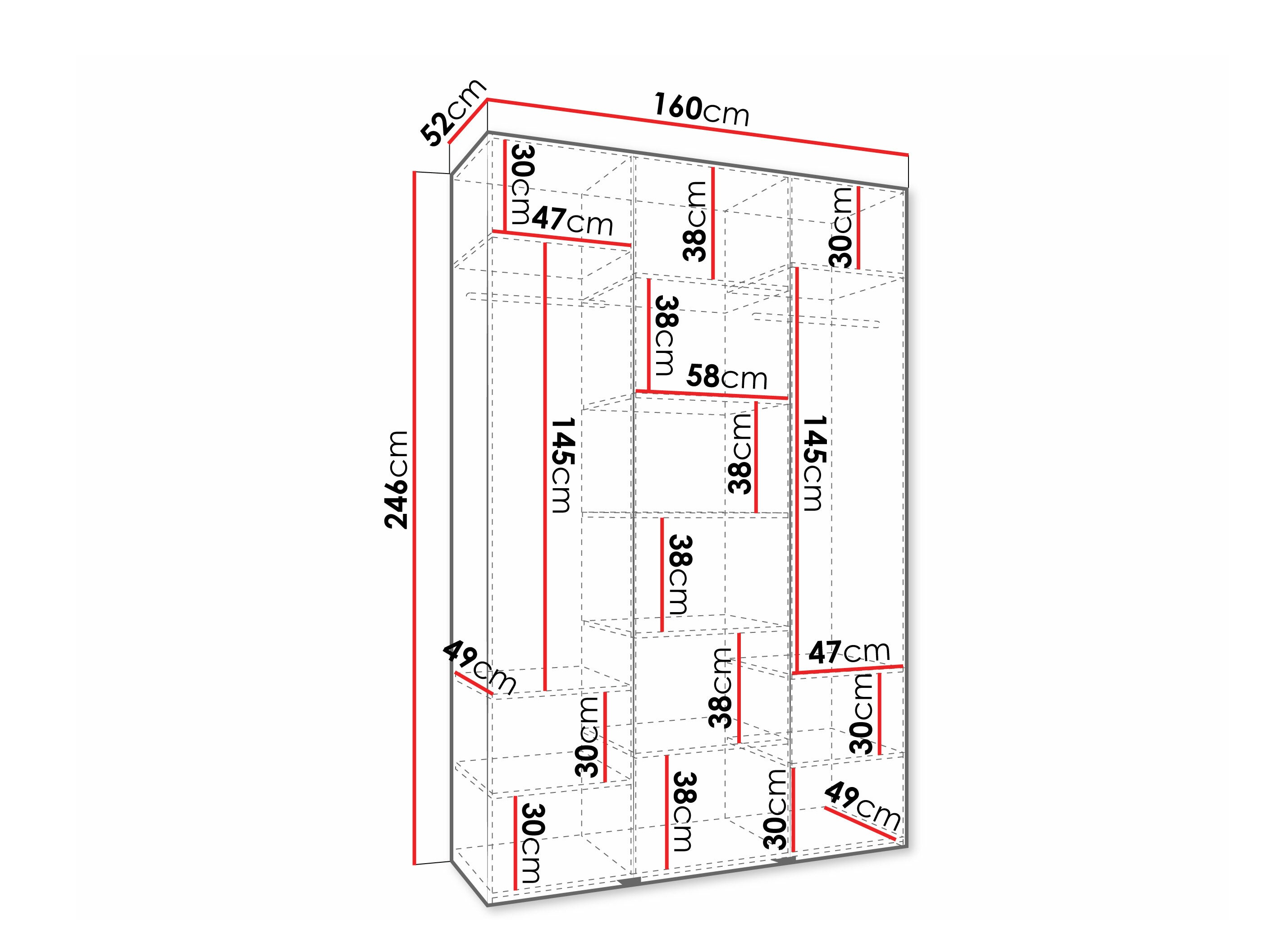 Шкаф Hartford 573 (Белый)