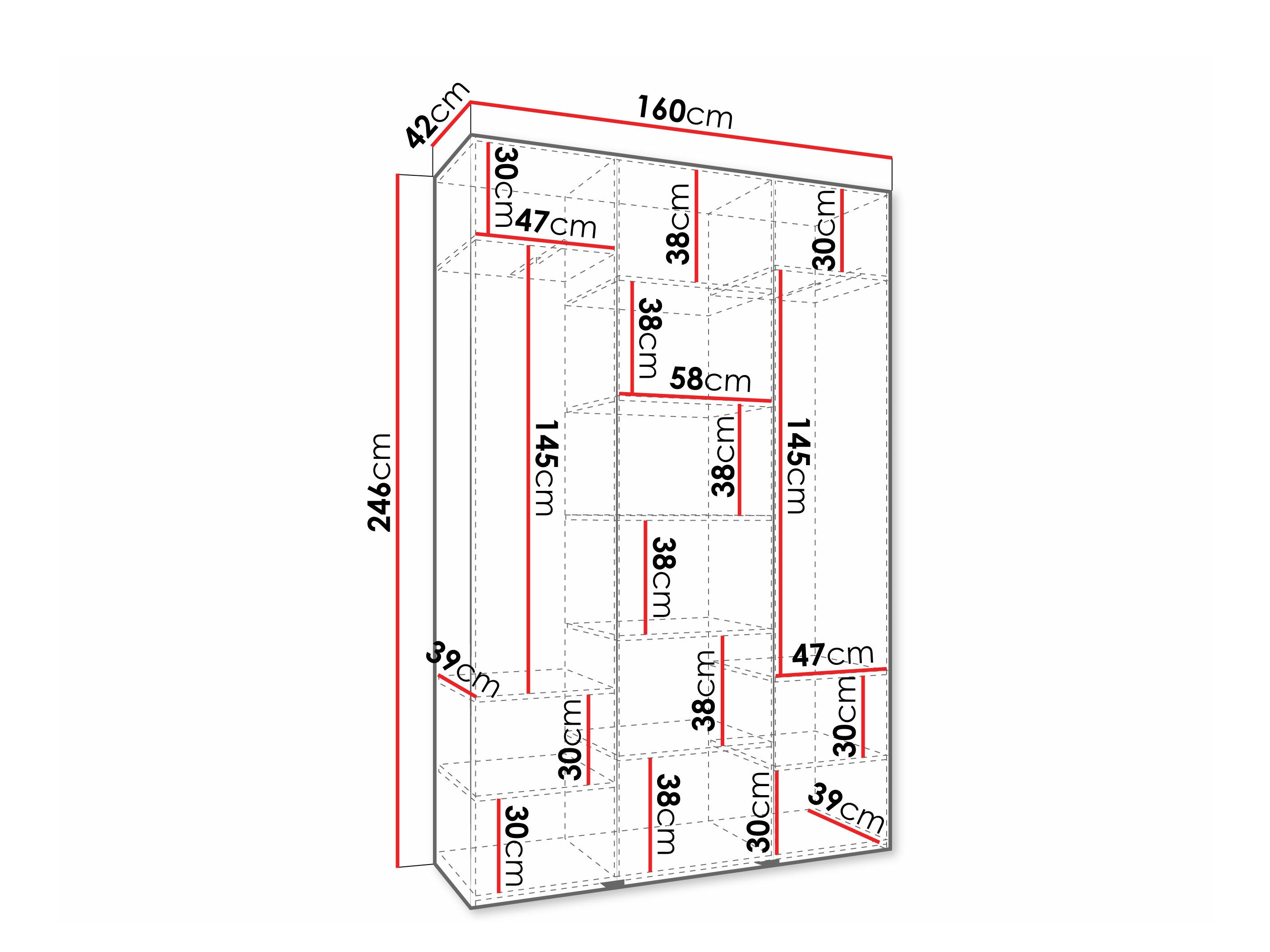Шкаф Hartford 573 (Кашемир)